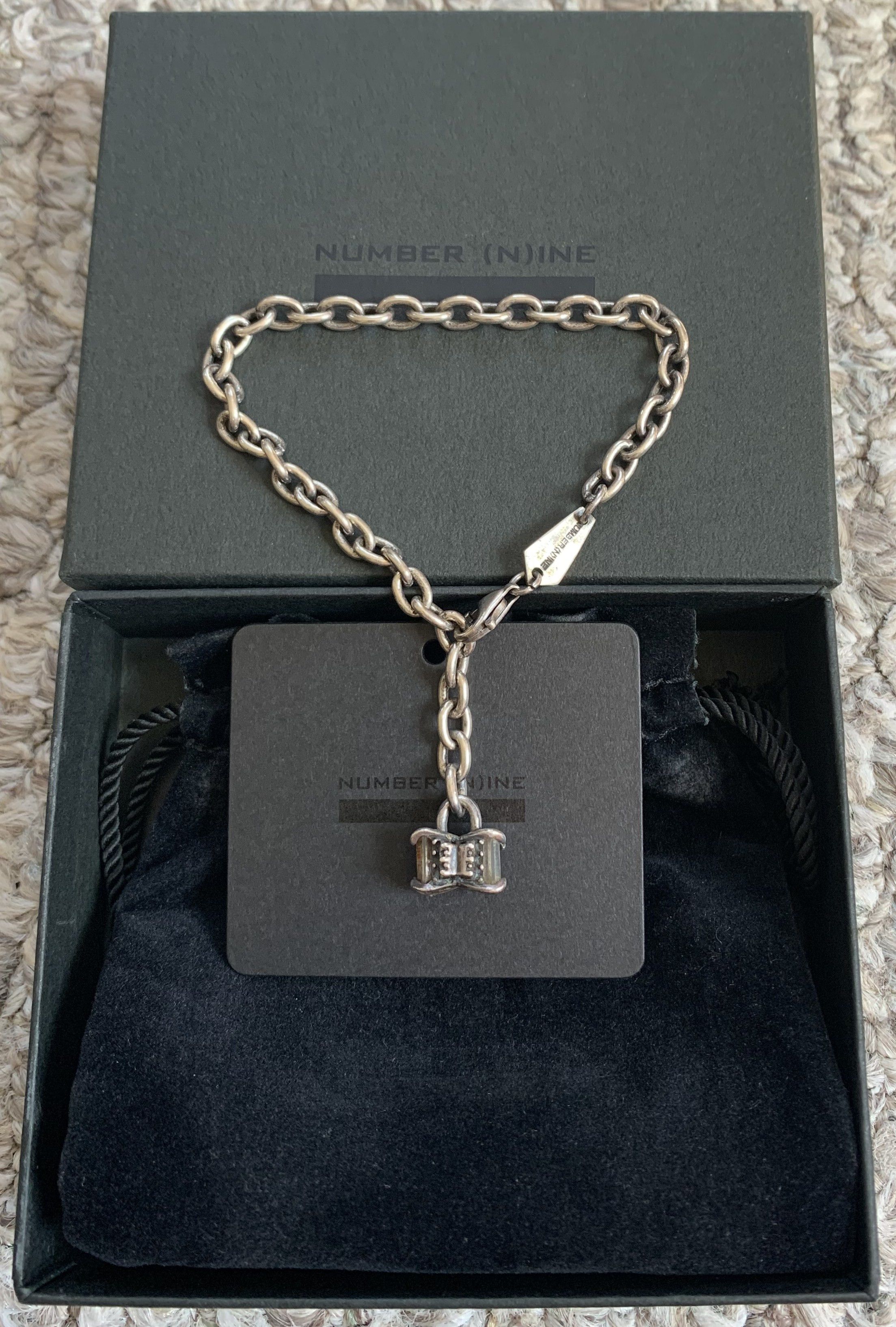 Jam Home Made × Number (N)ine SS02 Number (N)ine Sterling Silver Lock Bracelet Size ONE SIZE - 10 Thumbnail
