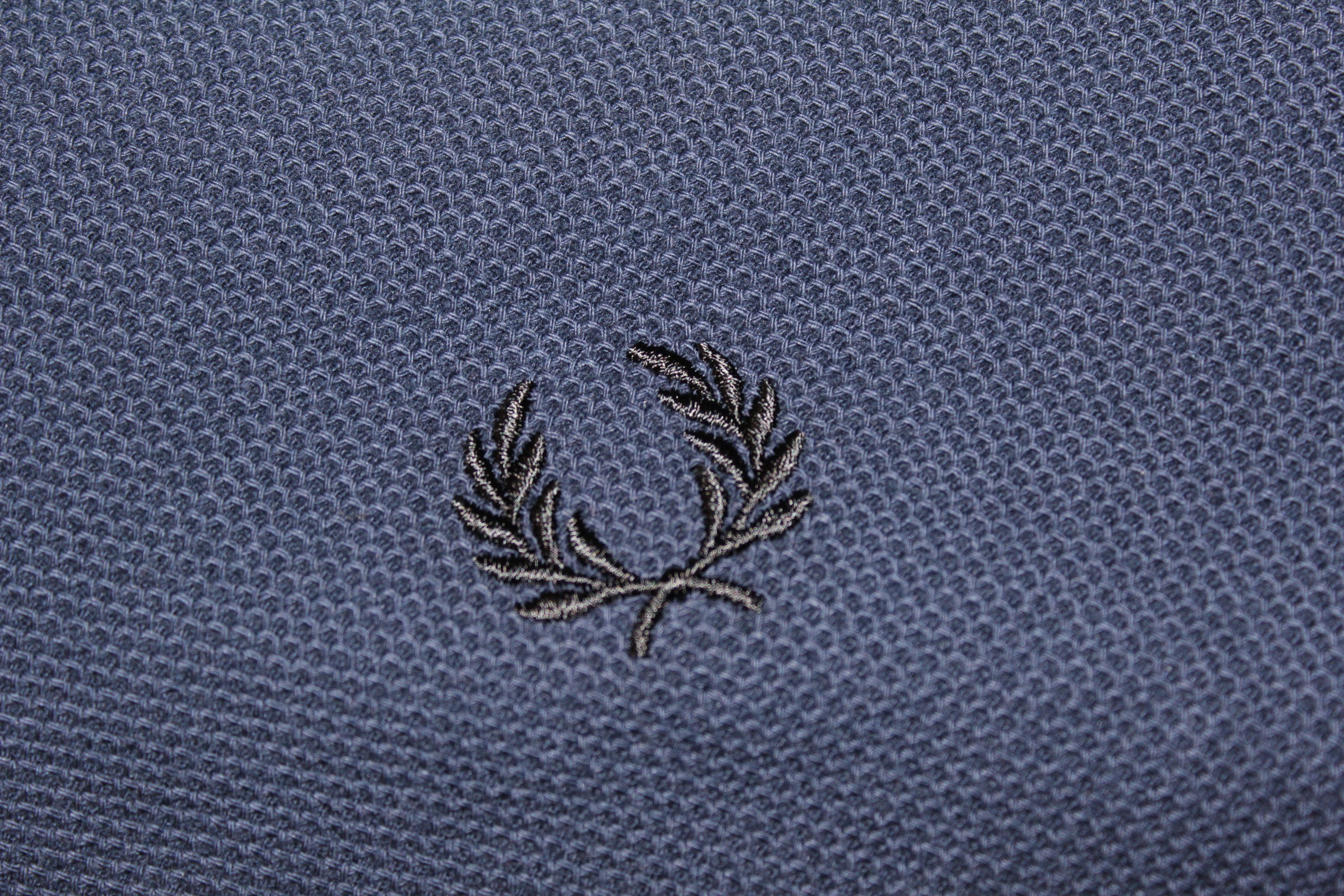 Fred Perry Men's FRED PERRY Long Sleeve Blue Zip Shirt Size US XL / EU 56 / 4 - 9 Thumbnail