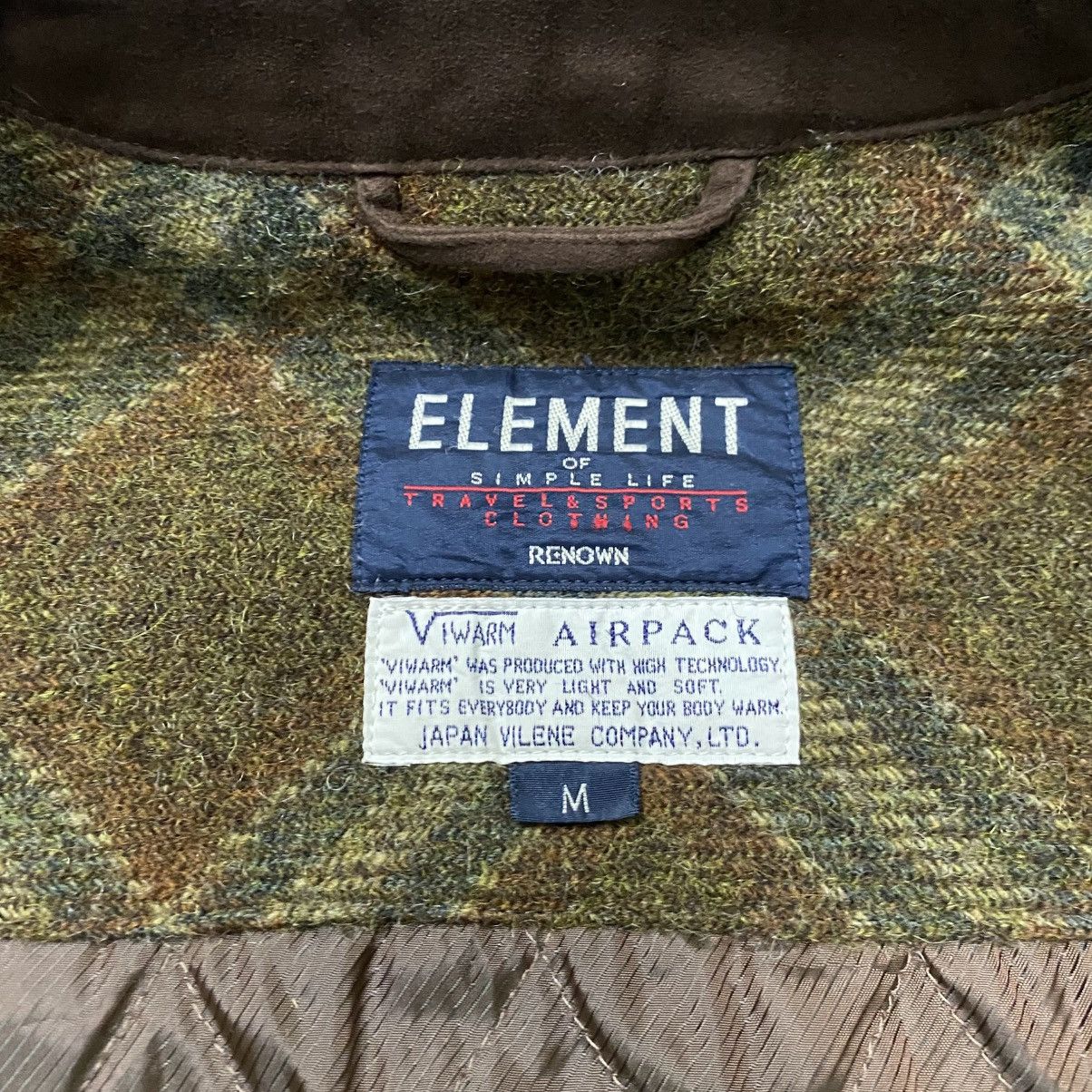 Flannel × Japanese Brand Element Of simple life flannel zipper jacket Size US M / EU 48-50 / 2 - 14 Thumbnail
