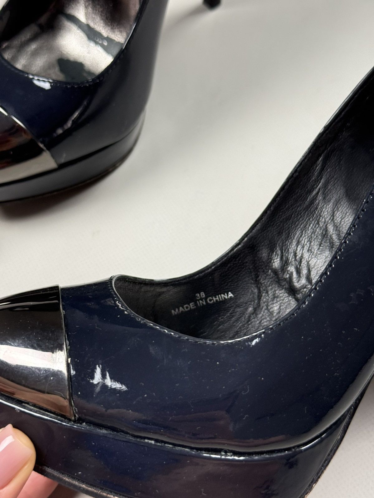 Just Cavalli Roberto Just Cavalli Ladies Pump Heels Patent Leather Size US 8 / IT 38 - 8 Thumbnail