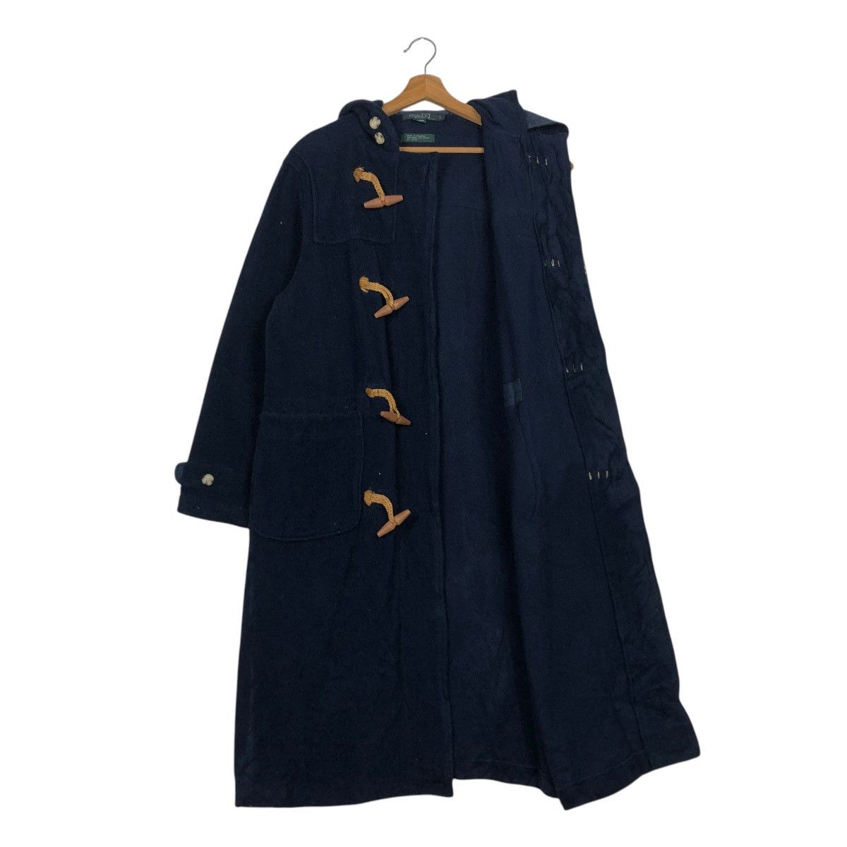 Polo Ralph Lauren 🔥VINTAGE WOOL DUFFLE JACKET POLO RALPH LAUREN GREEN LABEL Size US L / EU 52-54 / 3 - 15 Thumbnail