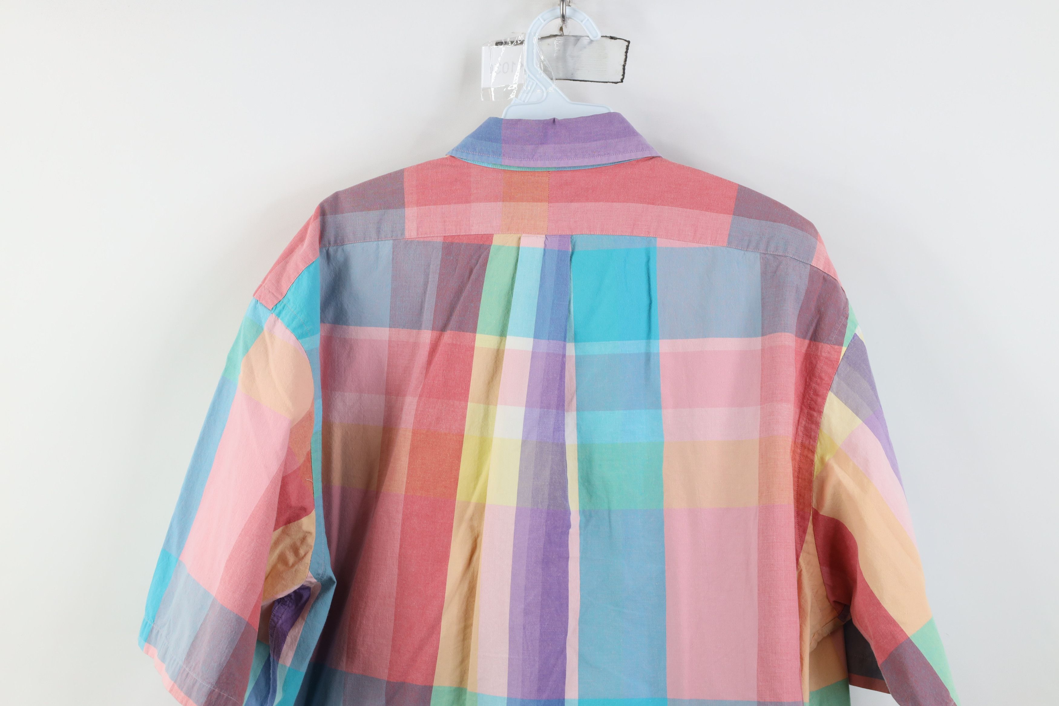 Ralph Lauren Vintage 80s 90s Ralph Lauren Plaid Button Down Shirt USA Size US L / EU 52-54 / 3 - 9 Thumbnail