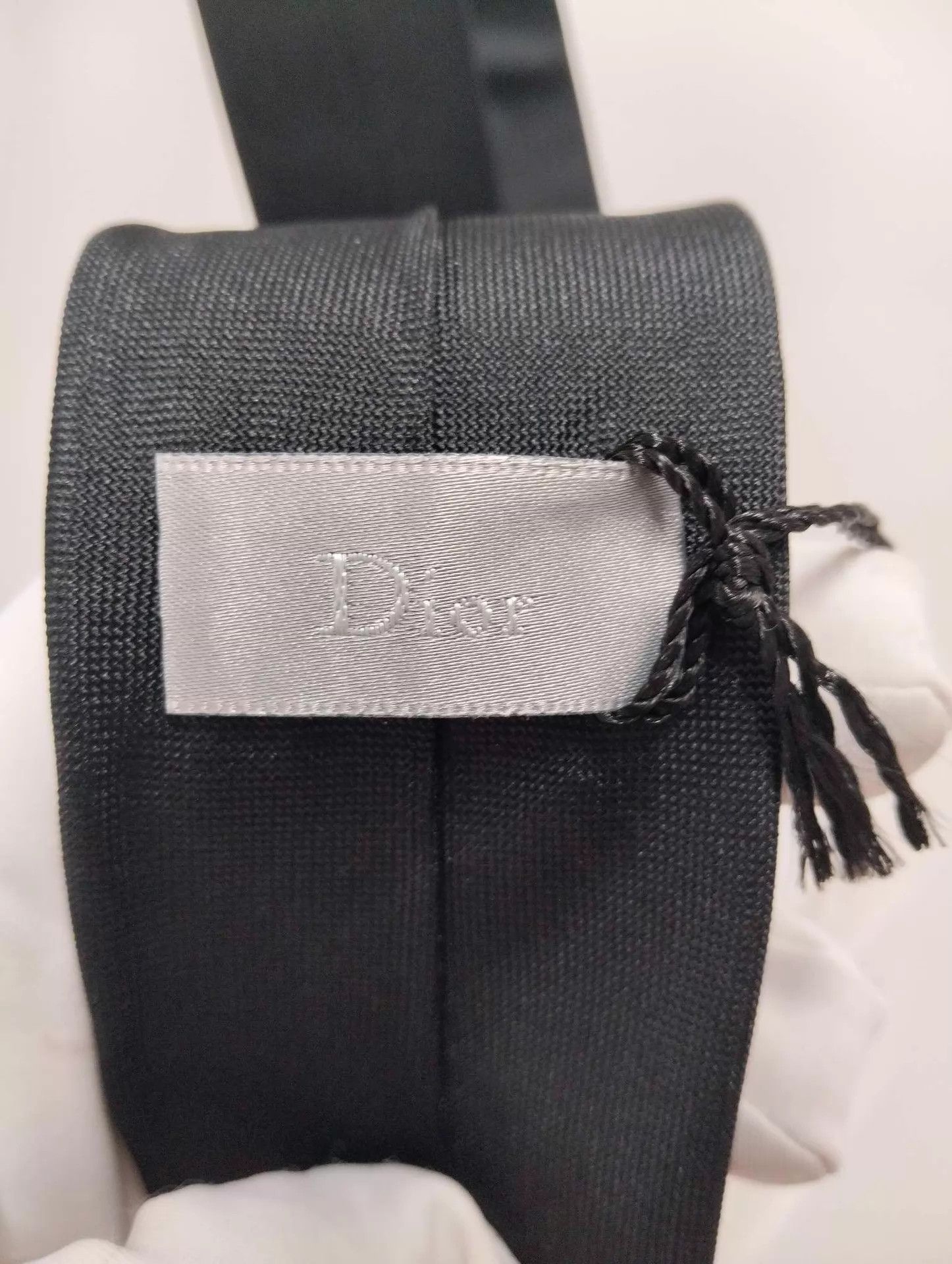 Dior DIOR Black 99 New Silk Tie Size ONE SIZE - 4 Thumbnail
