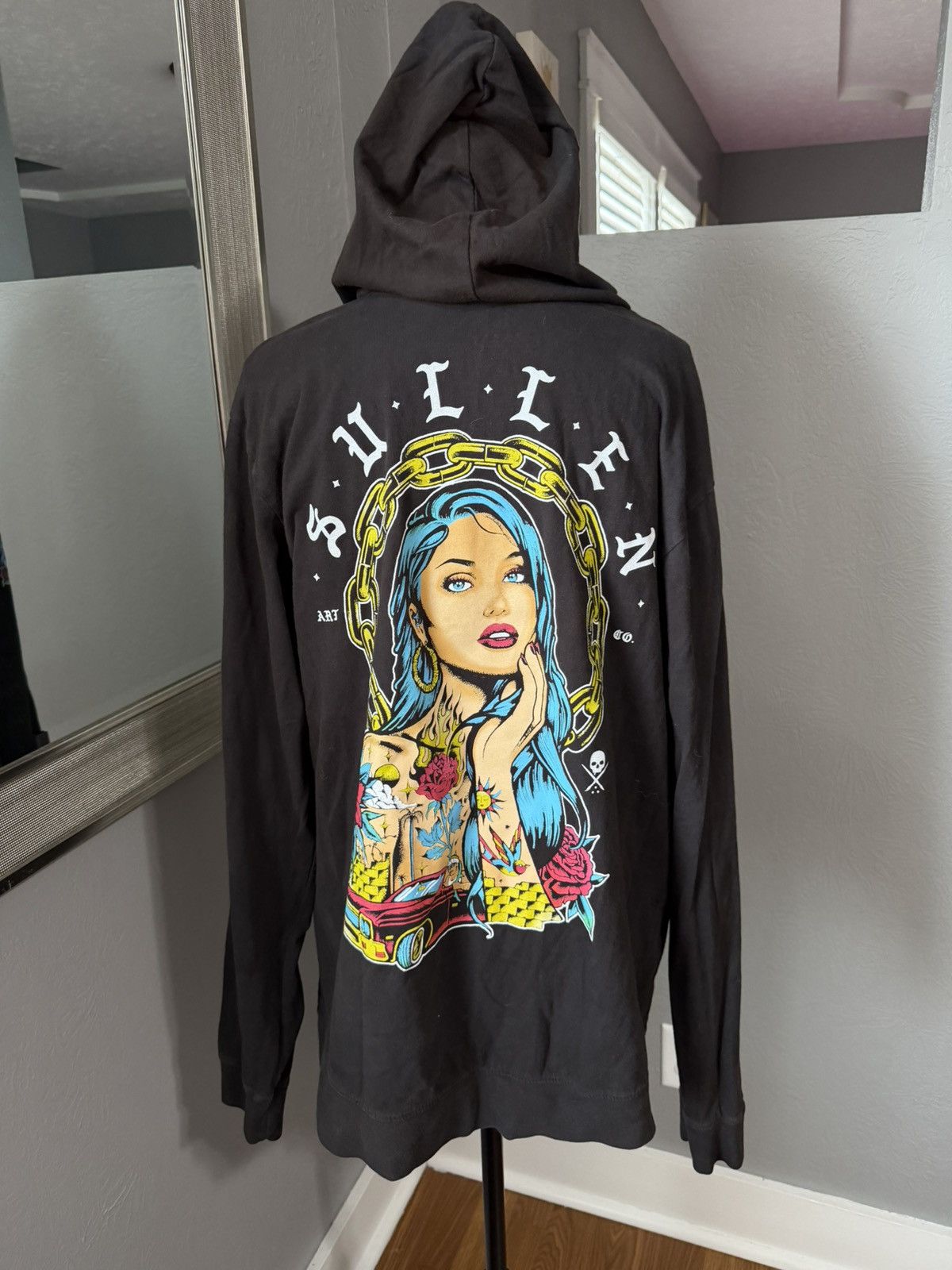 Other Sullen Art Collective black graphic tatted lady hoodie large Size US L / EU 52-54 / 3 - 5 Thumbnail