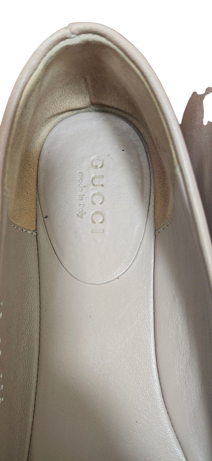 Gucci Gucci Women's Flats Pink Satin Square Toe GG Crystal Logo Size US 5.5 / IT 35.5 - 12 Thumbnail