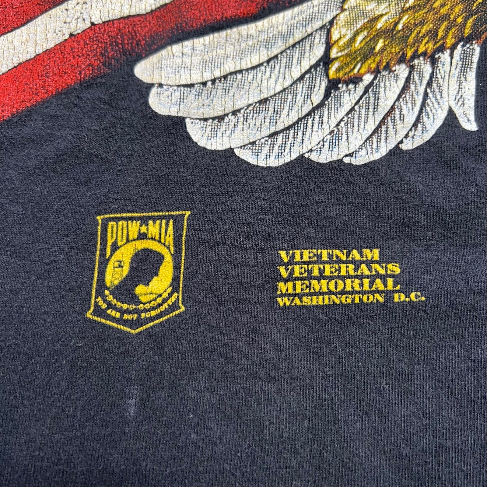 Fruit Of The Loom Vintage 90s American Bald Eagle T Shirt Size XL Size US XL / EU 56 / 4 - 5 Thumbnail