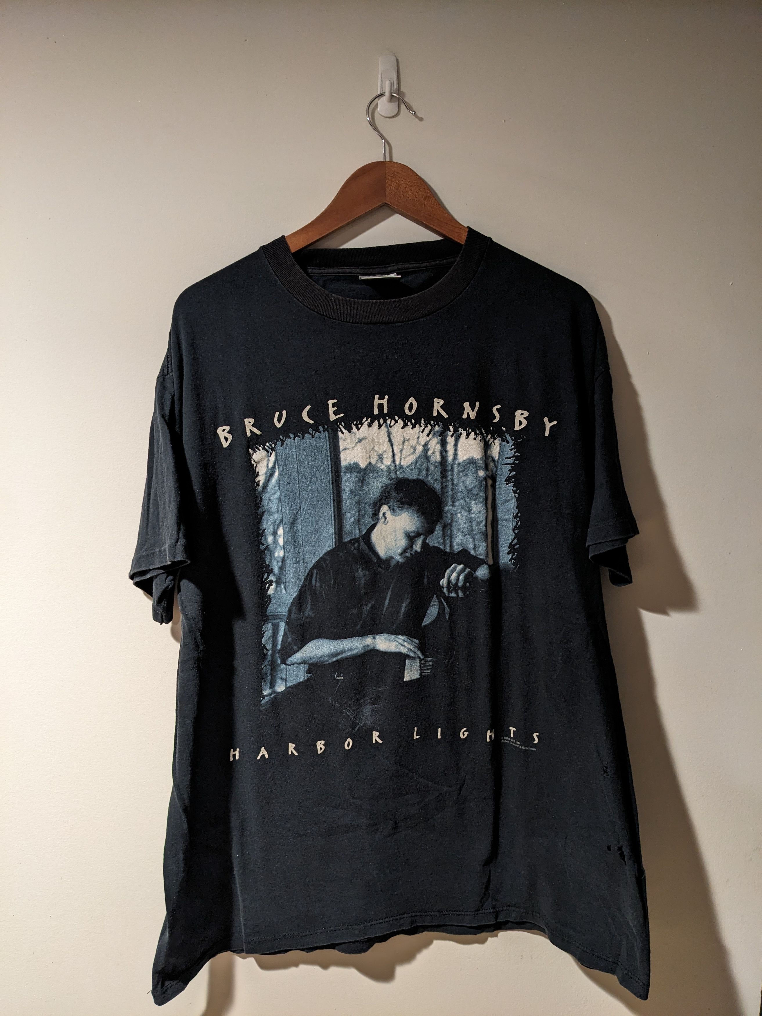 Band Tees × Vintage Vintage 1993 Bruce Hornsby Tour Harbor Lights T-Shirt Size US XL / EU 56 / 4 - 1 Thumbnail