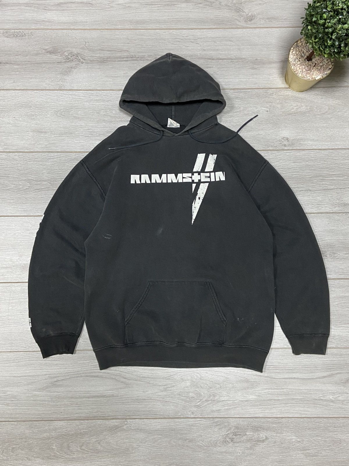 Vintage Vintage Rammstein Reise Reise Distressed Hoodie Size US XL / EU 56 / 4 - 3 Thumbnail
