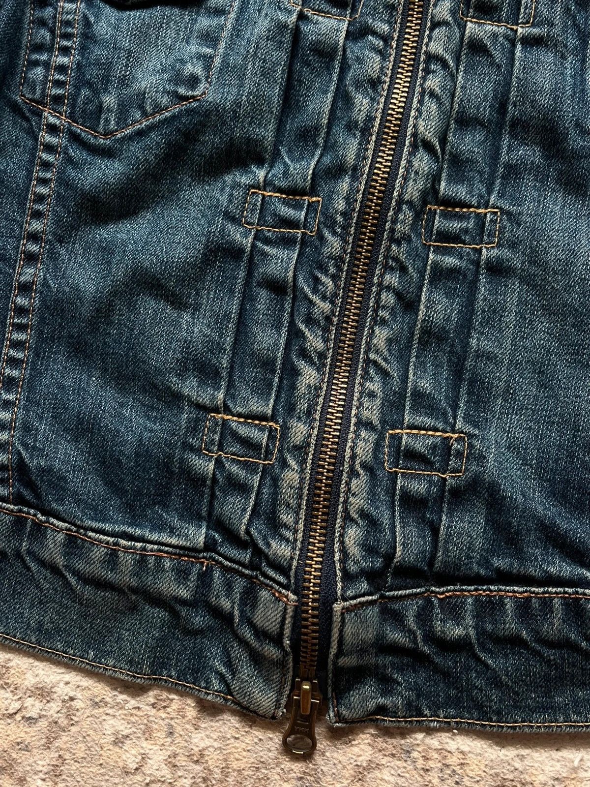 Levi's Levi's 73695 Sz S 2002 Y2K Made in Tunisia Zip Rare Blue Size S / US 4 / IT 40 - 7 Thumbnail