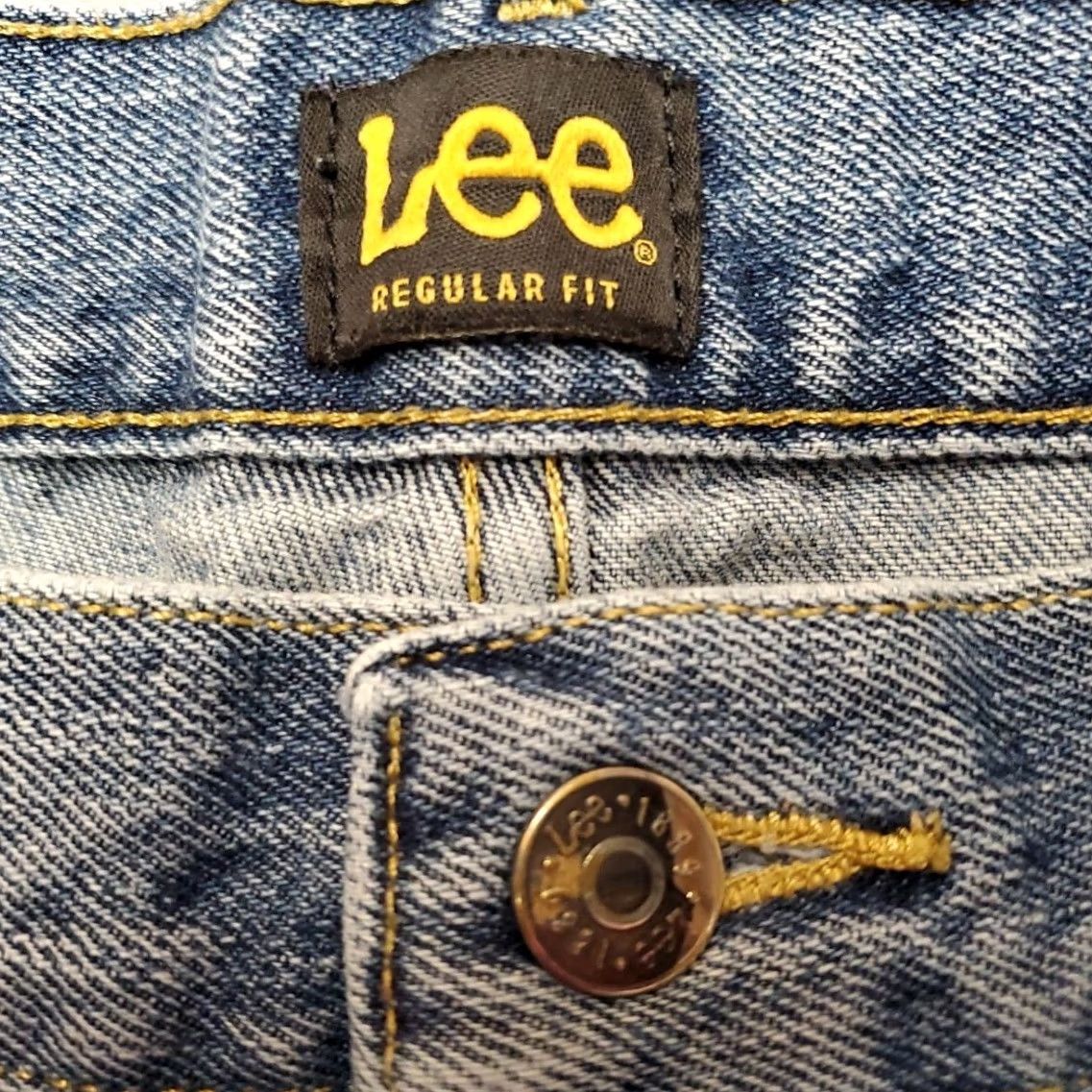 Lee Lee Jeans Mens 40x32 Blue Denim Regular Fit 100% Cotton Everyday Comfort Pants Size US 40 / EU 56 - 4 Thumbnail
