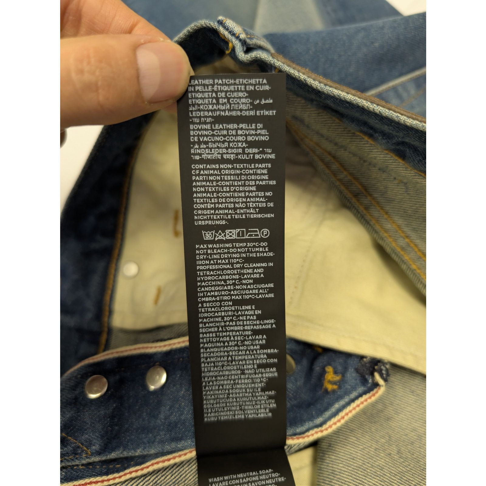 Tom Ford o1rshd1 Slim Denim Jeans in Blue Size US 38 / EU 54 - 16 Thumbnail