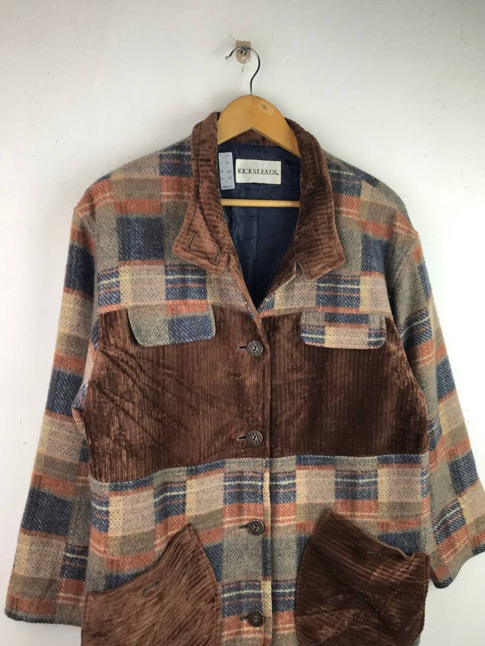 Japanese Brand × Vintage Vintage Wool Jacket Rare Design Size US L / EU 52-54 / 3 - 6 Thumbnail