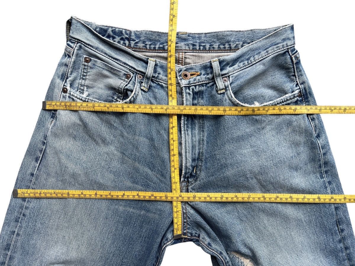 Edwin Vintage Edwin 505 Selvedge Distressed Denim Jeans 33 Size US 33 - 14 Thumbnail
