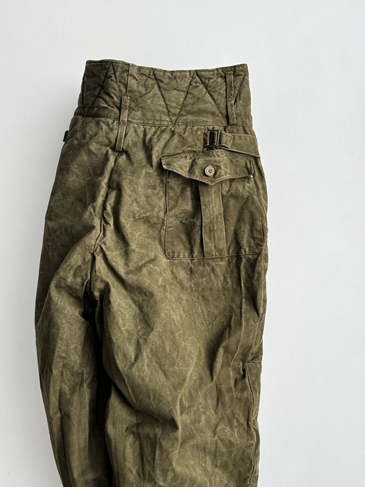 Vintage 1950s Czechoslovakian Air Force Mracky Camo Reversible Pants Size US 32 / EU 48 - 7 Thumbnail