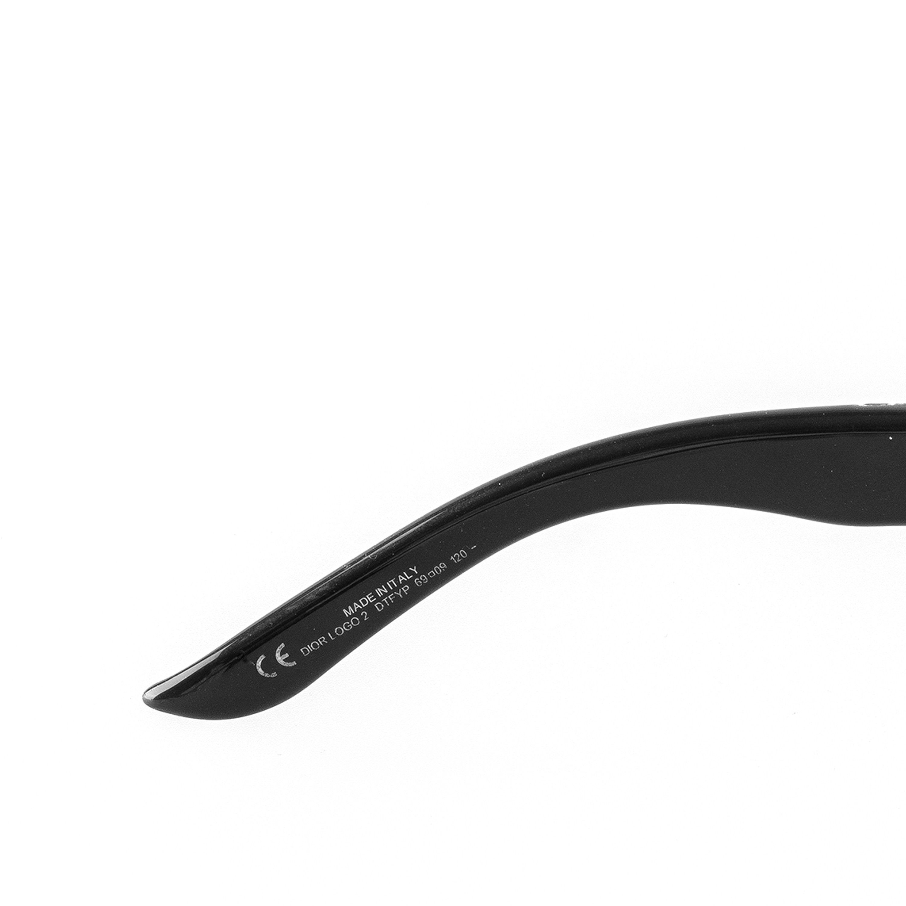Dior Dior “Dior Logo 2” DTFYP Black/Orange Sunglasses Size ONE SIZE - 7 Thumbnail
