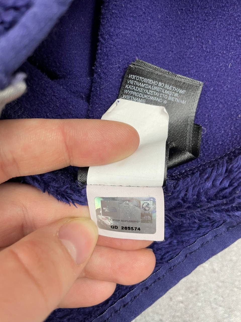 The North Face The North Face Women Fleece Hooded Jacket Purple Full Zip Size S / US 4 / IT 40 - 5 Thumbnail