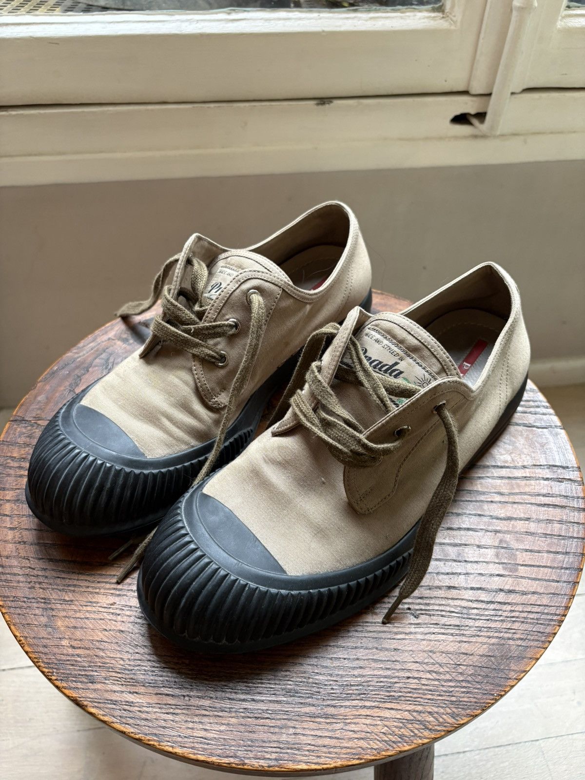 Prada Prada Khaki Shoes Size US 9 / EU 42 - 2 Thumbnail