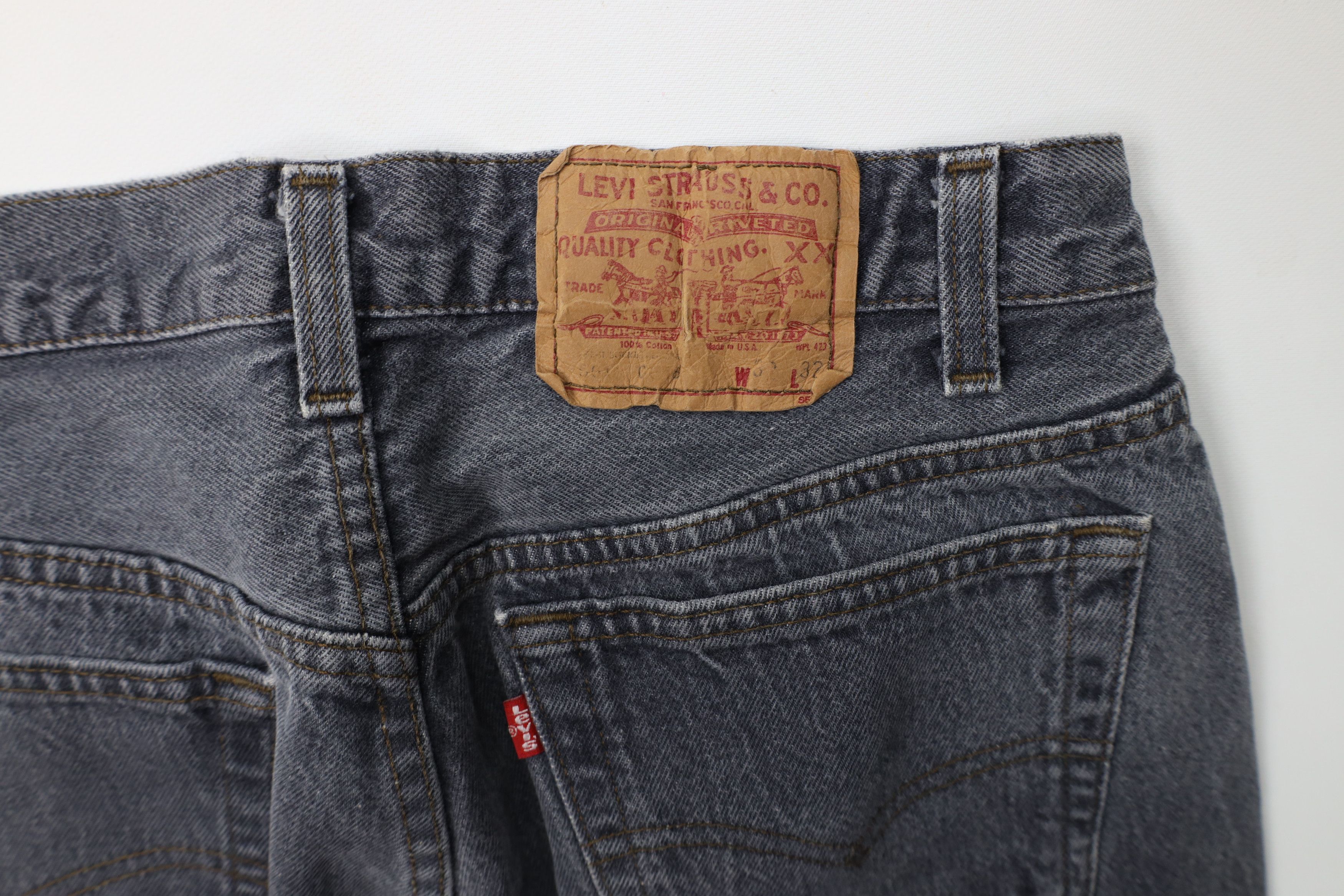 Levi's × Vintage Vintage 80s Levis 501xx Fly Original Fit Jeans Gray USA Size US 32 / EU 48 - 12 Thumbnail