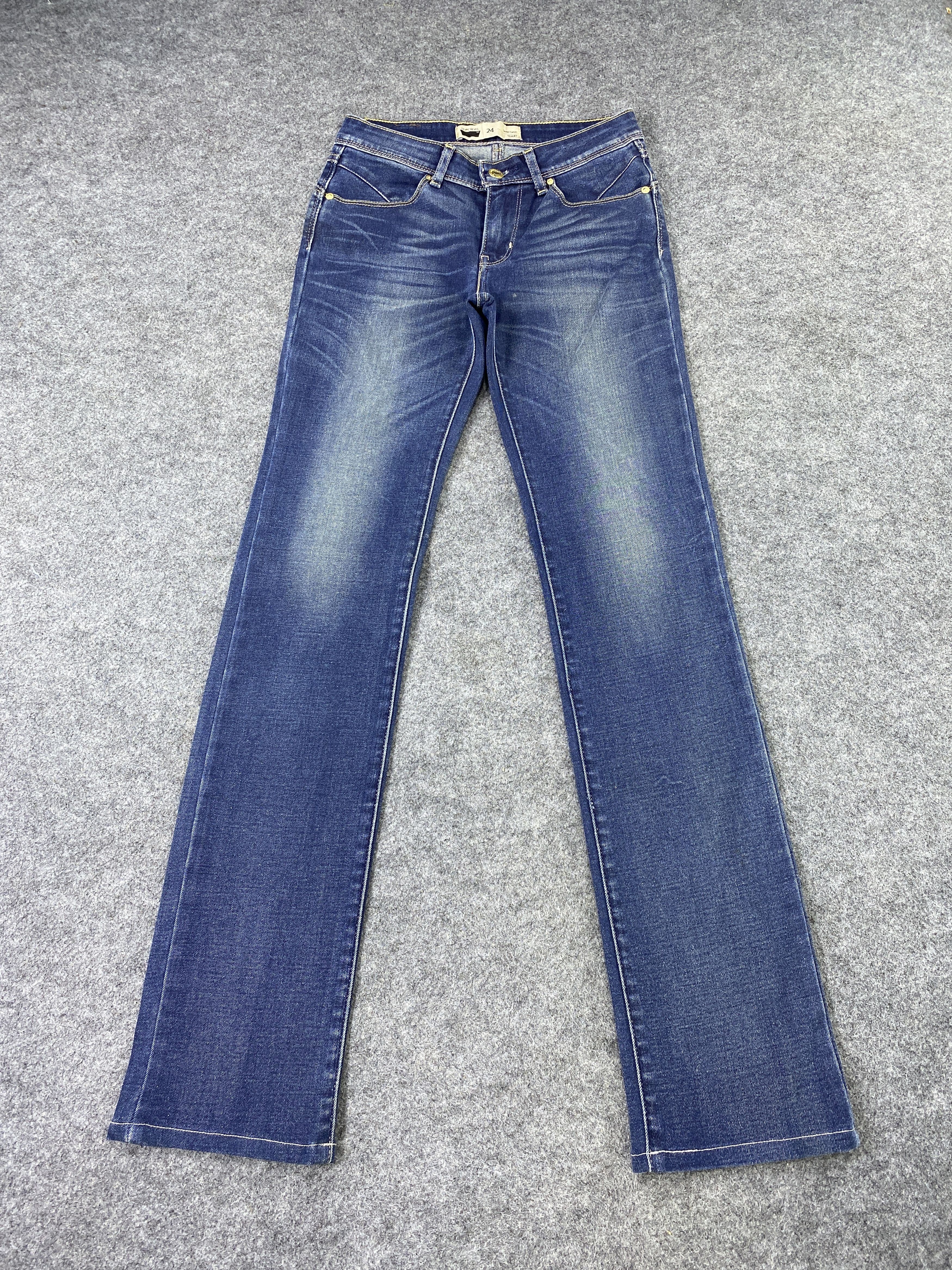 Levi's Vintage Levis Straight Blue Wash Jeans - J1044 Size 26" / US 2 / IT 38 - 2 Thumbnail