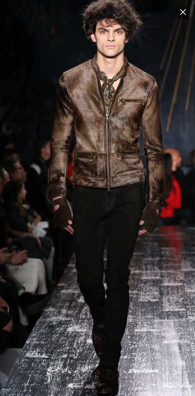 John Varvatos Calf hair Moto Jacket. Size 50 Size US M / EU 48-50 / 2 - 17 Thumbnail