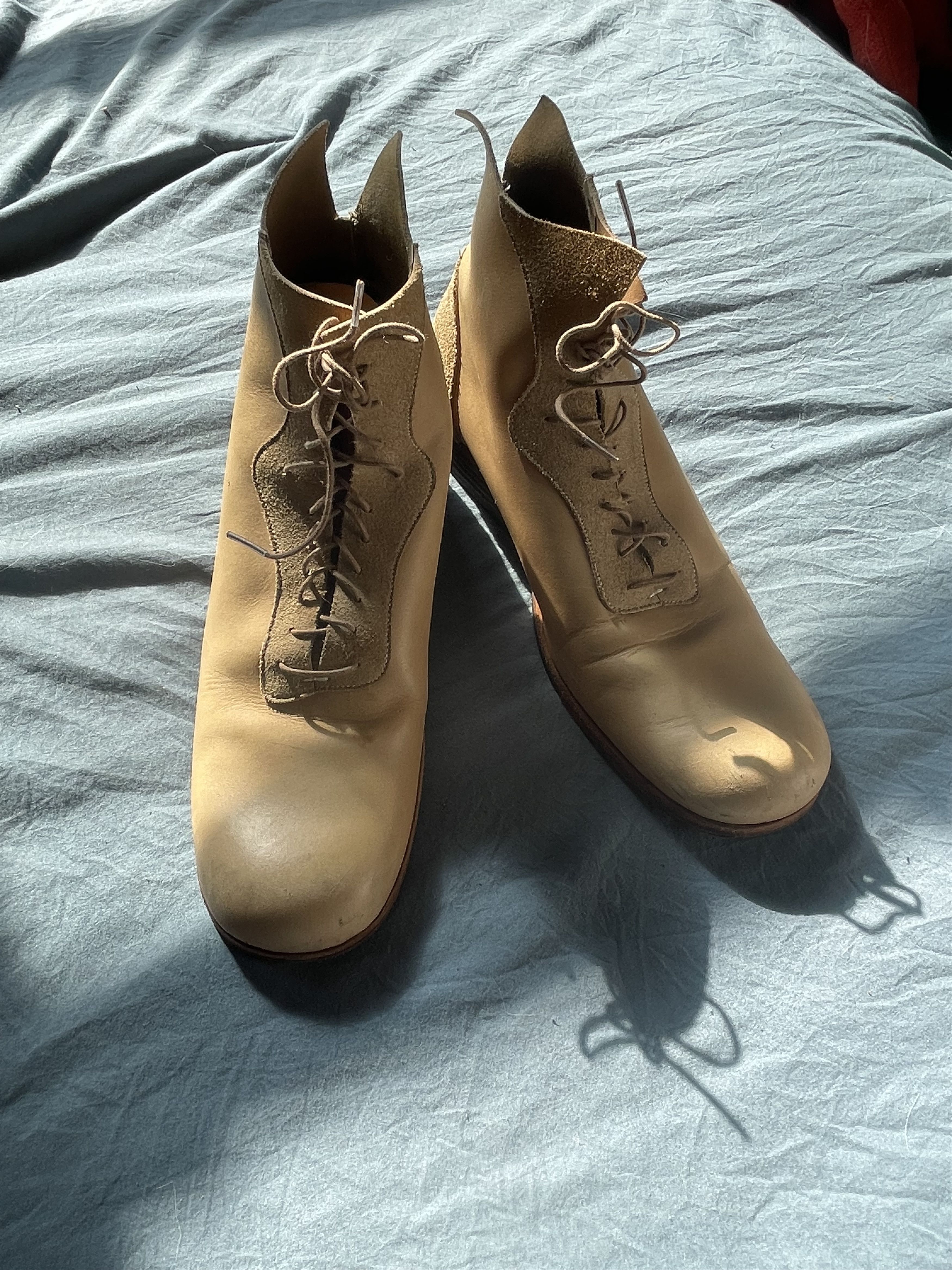 Takahiromiyashita The Soloist. Takahiromiyashita The Soloist Lace-Up Natural Leather Boots Size US 8 / IT 38 - 6 Thumbnail