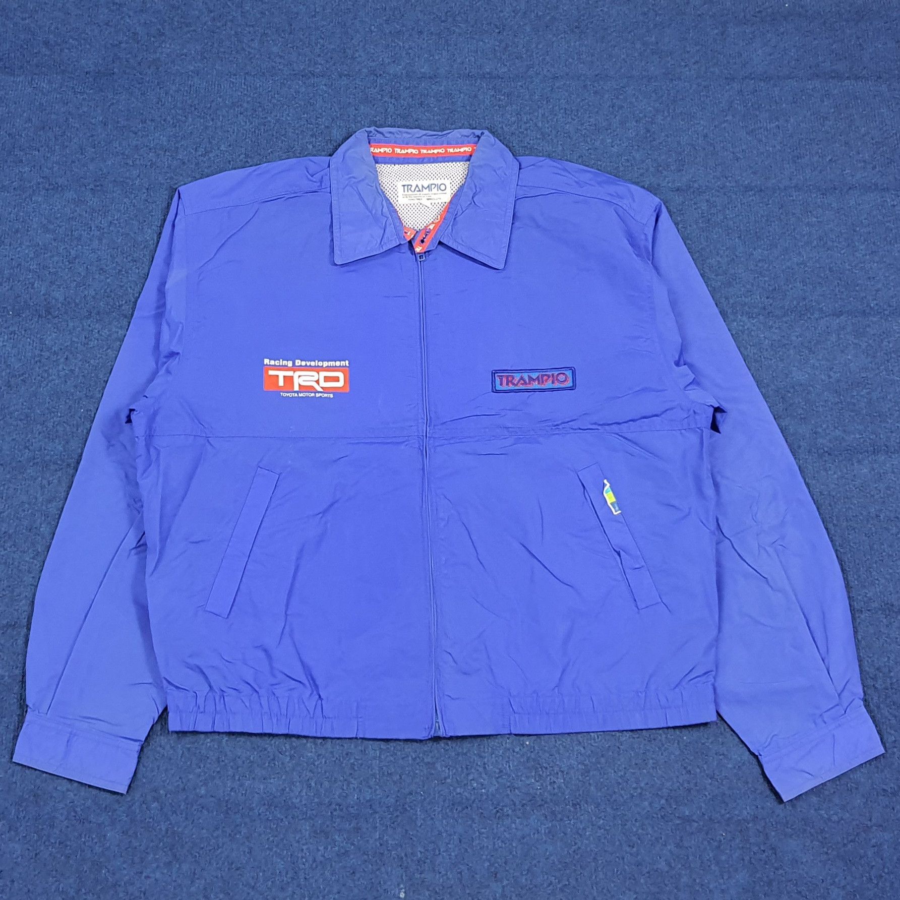 Japanese Brand Vintage TRD Toyota Racing Custom Logo Thin Jacket C281N7 Size US L / EU 52-54 / 3 - 3 Thumbnail