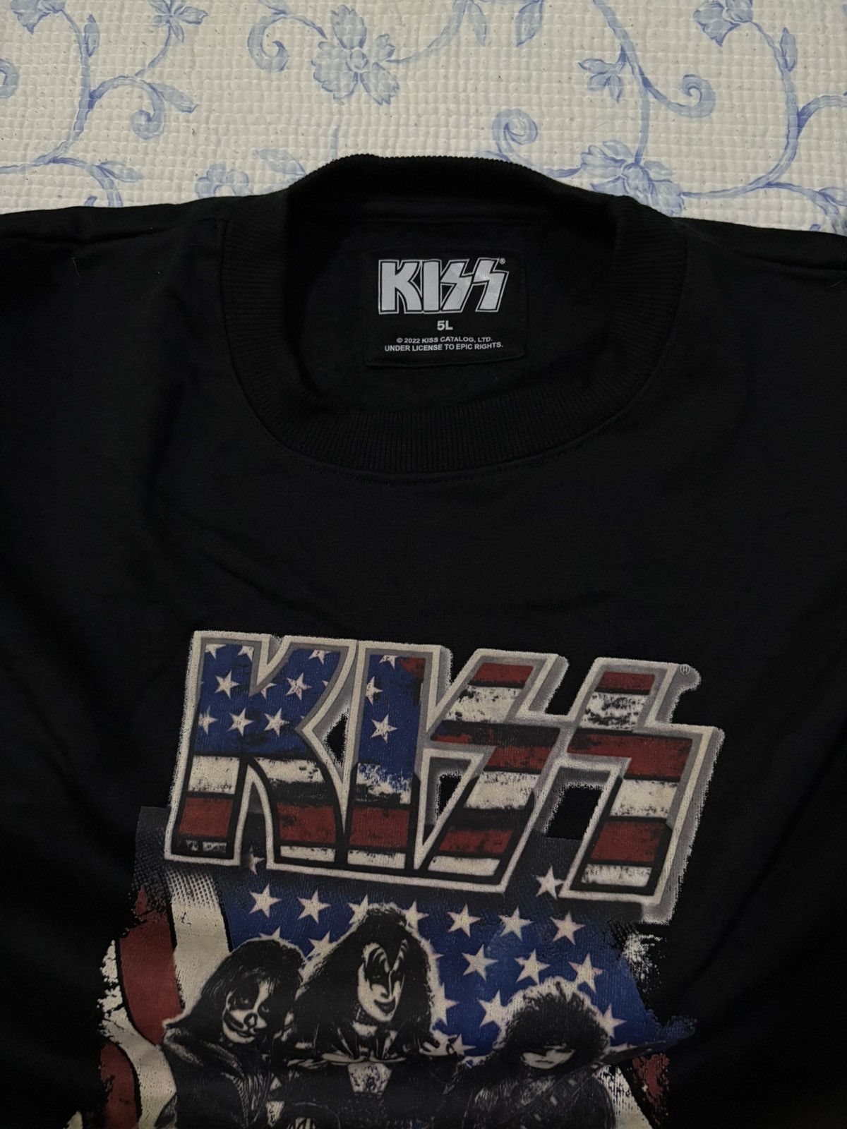 KISS Kiss Band American Flag Sweatshirt Size US L / EU 52-54 / 3 - 7 Thumbnail