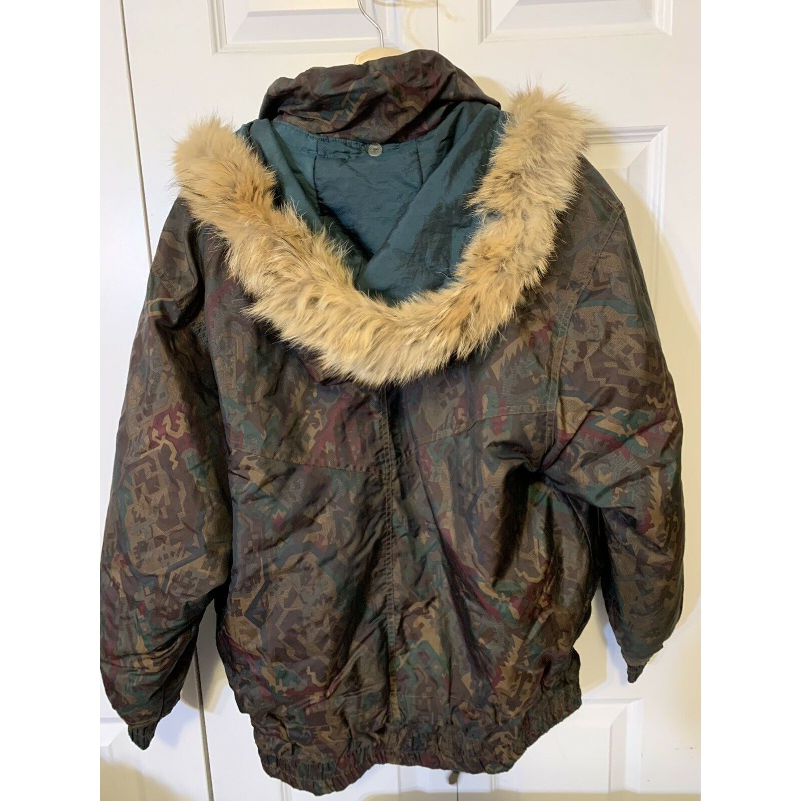 Other Vtg Brooks Atelier Jacket Woman’s Sz M Green Brown Camo Nylo Size M / US 6-8 / IT 42-44 - 1 Thumbnail