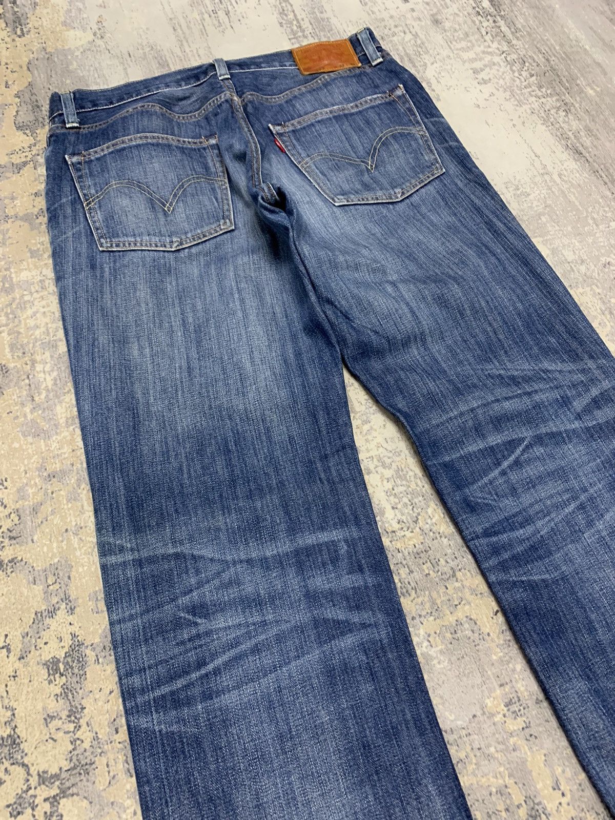 Levi's Vintage Levi's 502 Distressed Straight Jeans Size US 33 - 11 Thumbnail