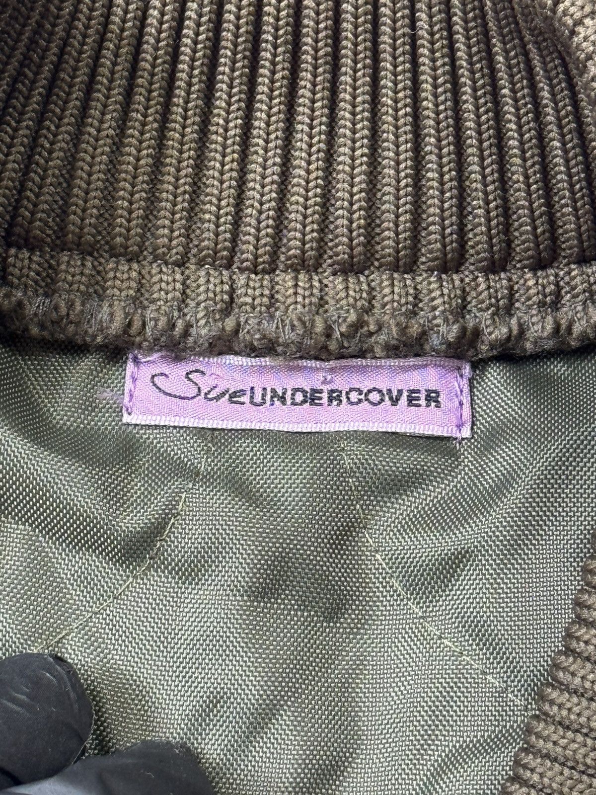Undercover Sue Undercover Mesh Bomber Jacket(Khaki/M) Size US M / EU 48-50 / 2 - 7 Thumbnail