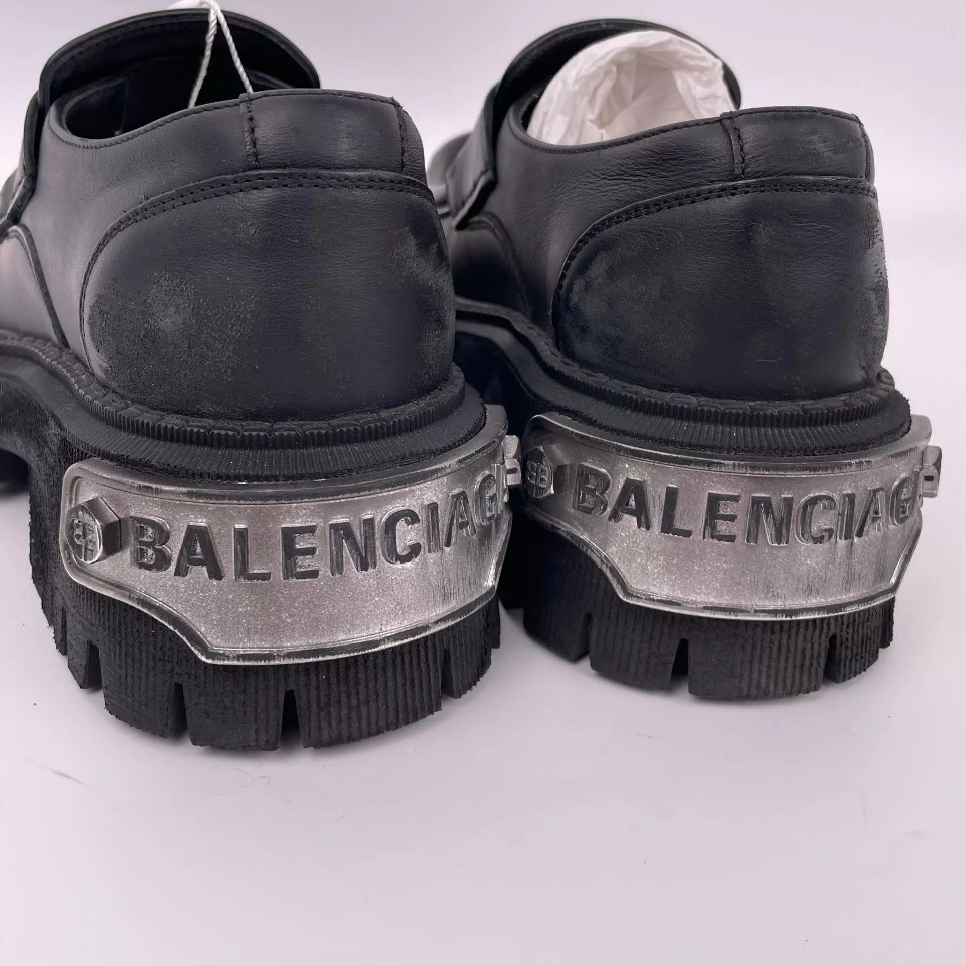 Balenciaga Balenciaga Thick Sole Sneakers Black 36 260325VXCSY03 Size US 5.5 / IT 35.5 - 5 Thumbnail
