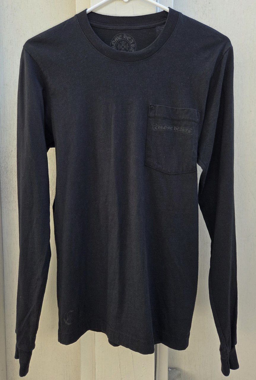 Chrome Hearts Stripe Dagger Blade Black Long Sleeve