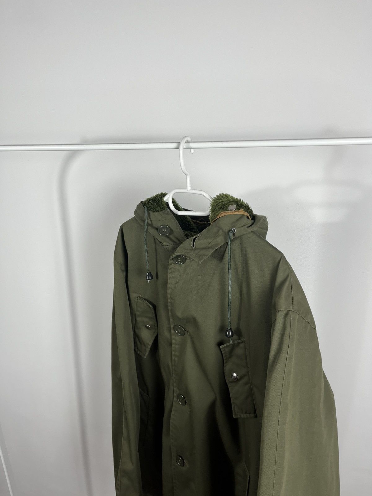 Other Military Green Field Parka Jacket Acrylic Lining Hooded Size US M / EU 48-50 / 2 - 2 Thumbnail