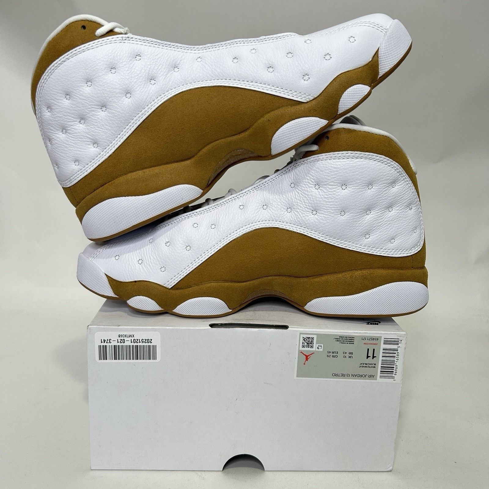 Jordan Brand Nike Air Jordan 13 Retro “Wheat White” 2023 Size US 10 / EU 43 - 3 Thumbnail