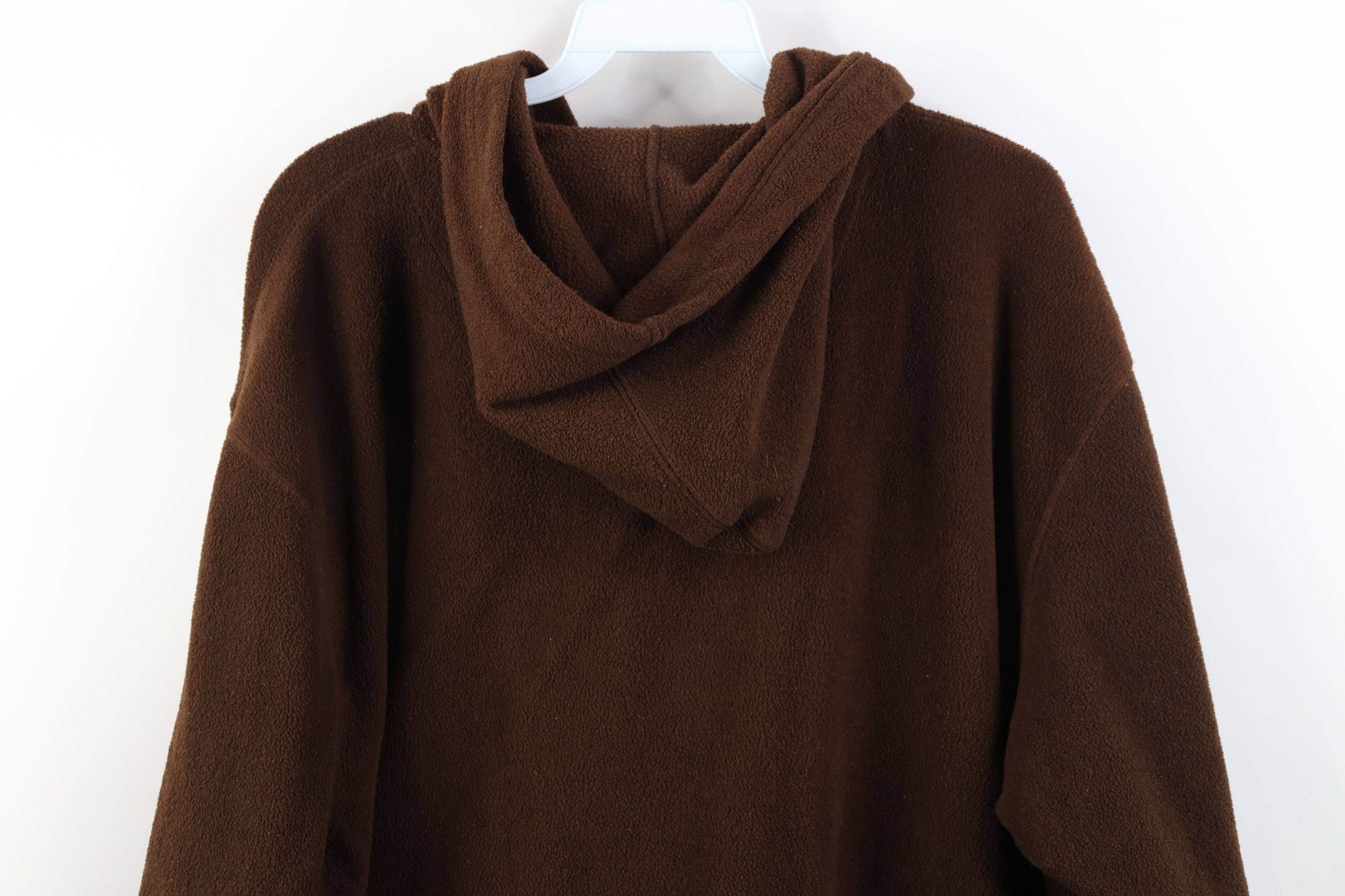 Vintage Vintage 90s Cleveland Browns Football Fleece Hoodie Brown Size XL / US 12-14 / IT 48-50 - 12 Thumbnail
