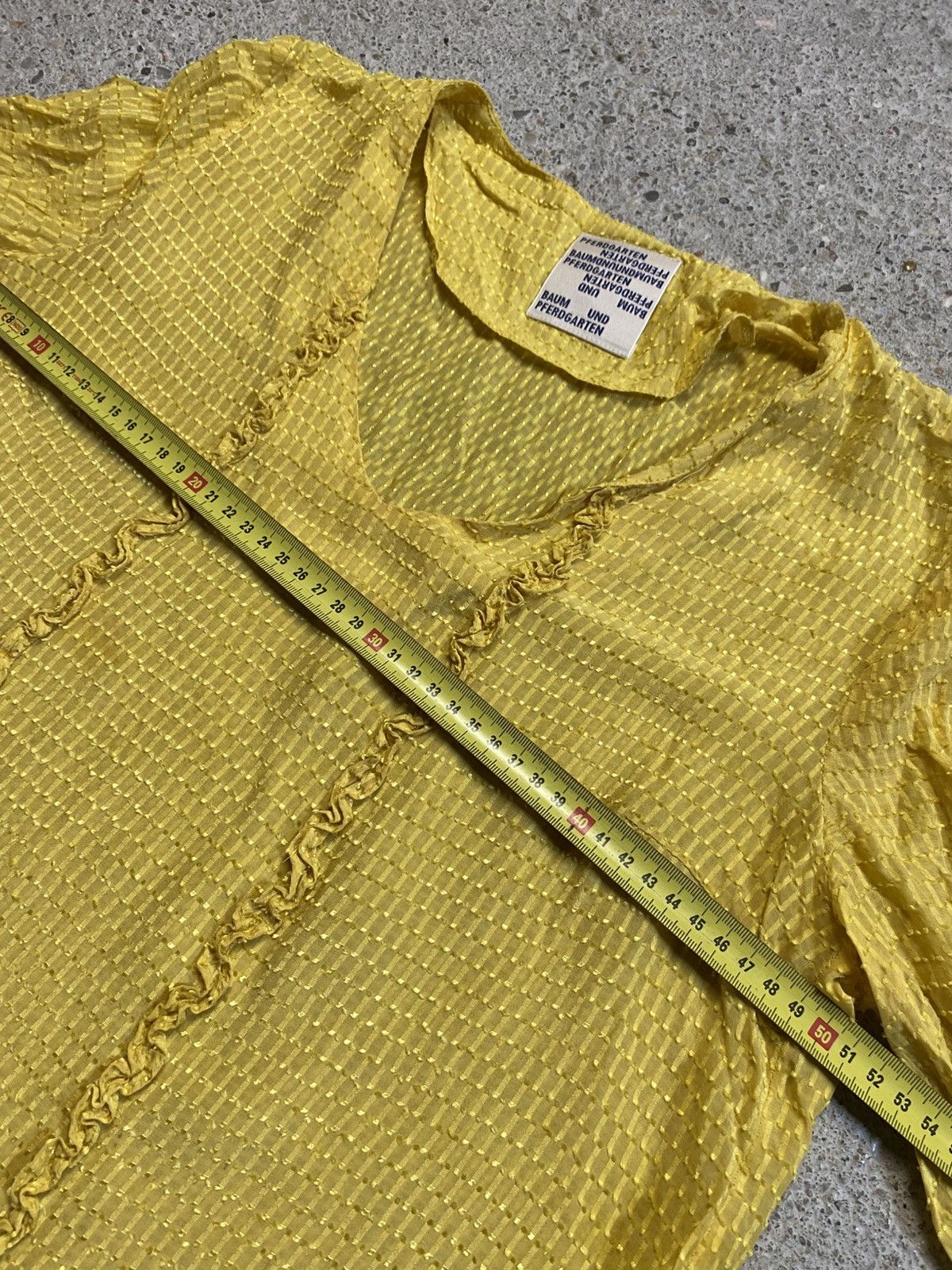 Baum und Pferdgarten Baum und pferdgarten blouse viscose yellow summer Size L / US 10 / IT 46 - 9 Thumbnail