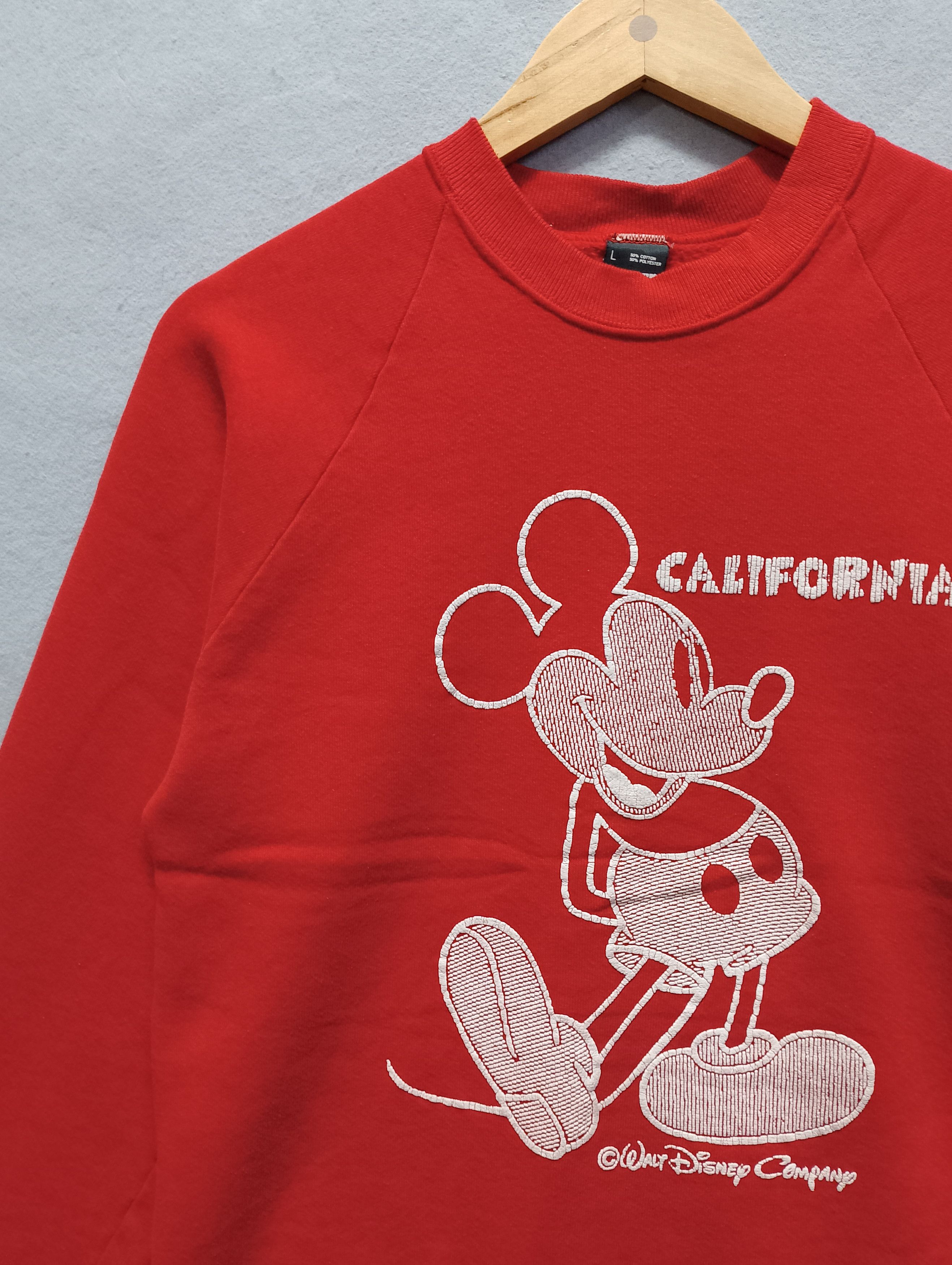 Vintage Vintage Mickey Mouse California Sweatshirt Screen Stars Size US L / EU 52-54 / 3 - 5 Thumbnail