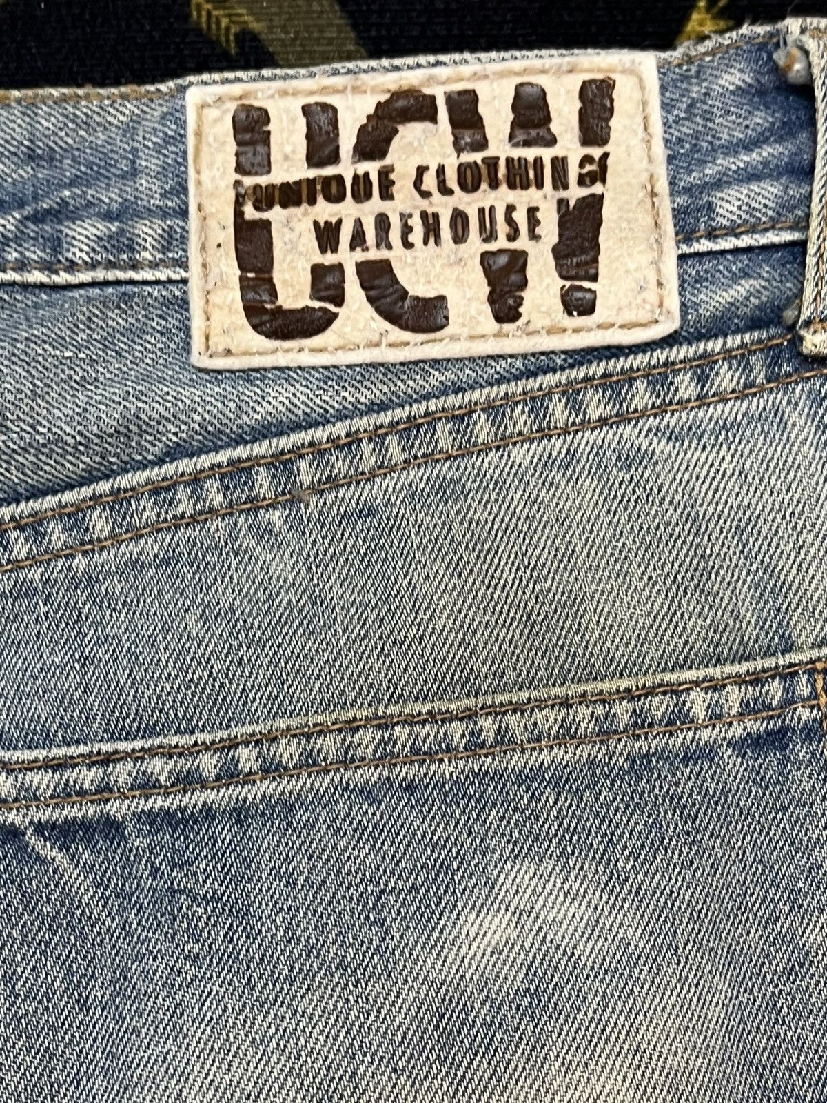 Beauty Beast × Japanese Brand × Warehouse Vintage Unique Clothing Warehouse Mudwash Distressed Denim Size US 33 - 8 Thumbnail