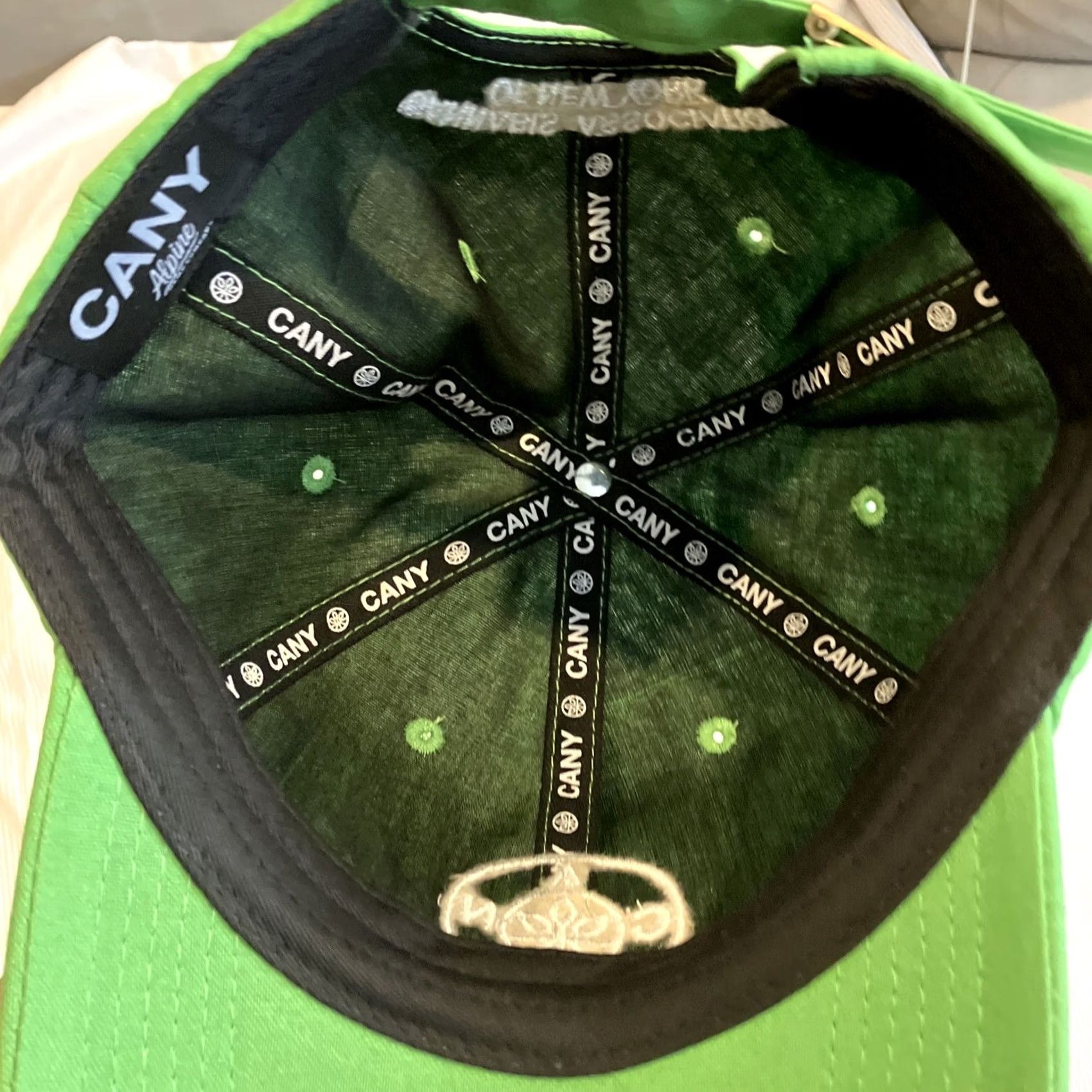 Vintage RARE Cannabis Association Of New York CANY Green Adjustable Baseball Cap Mens One Size Cap Size ONE SIZE - 4 Thumbnail