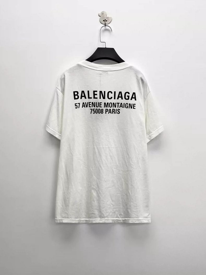 Balenciaga Balenciaga White reverse cursive letters logo printed shor Size US L / EU 52-54 / 3 - 2 Thumbnail