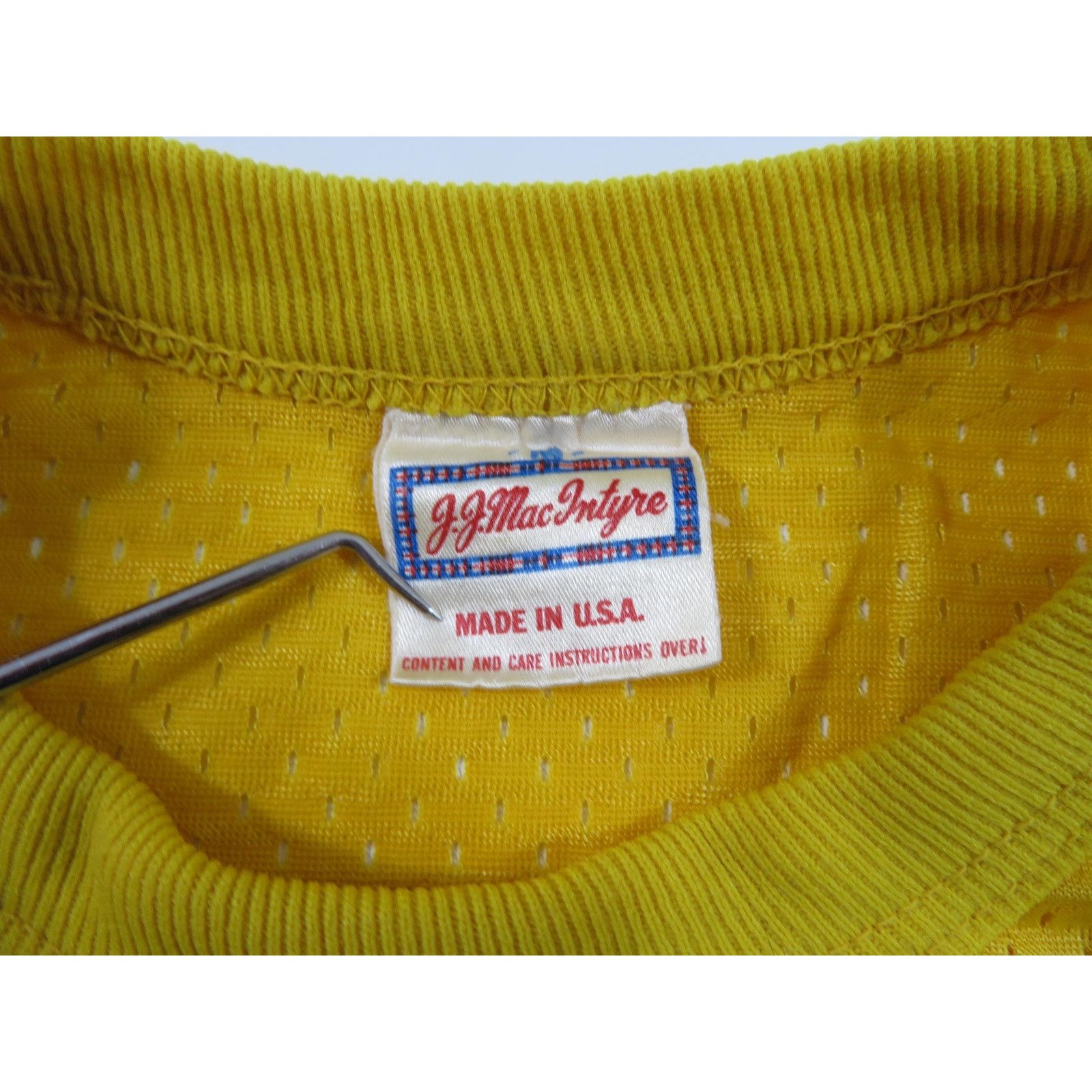 Other FC Hornets Mesh Jersey Shirt Yellow Blue Sz M 1980s Size US M / EU 48-50 / 2 - 4 Thumbnail