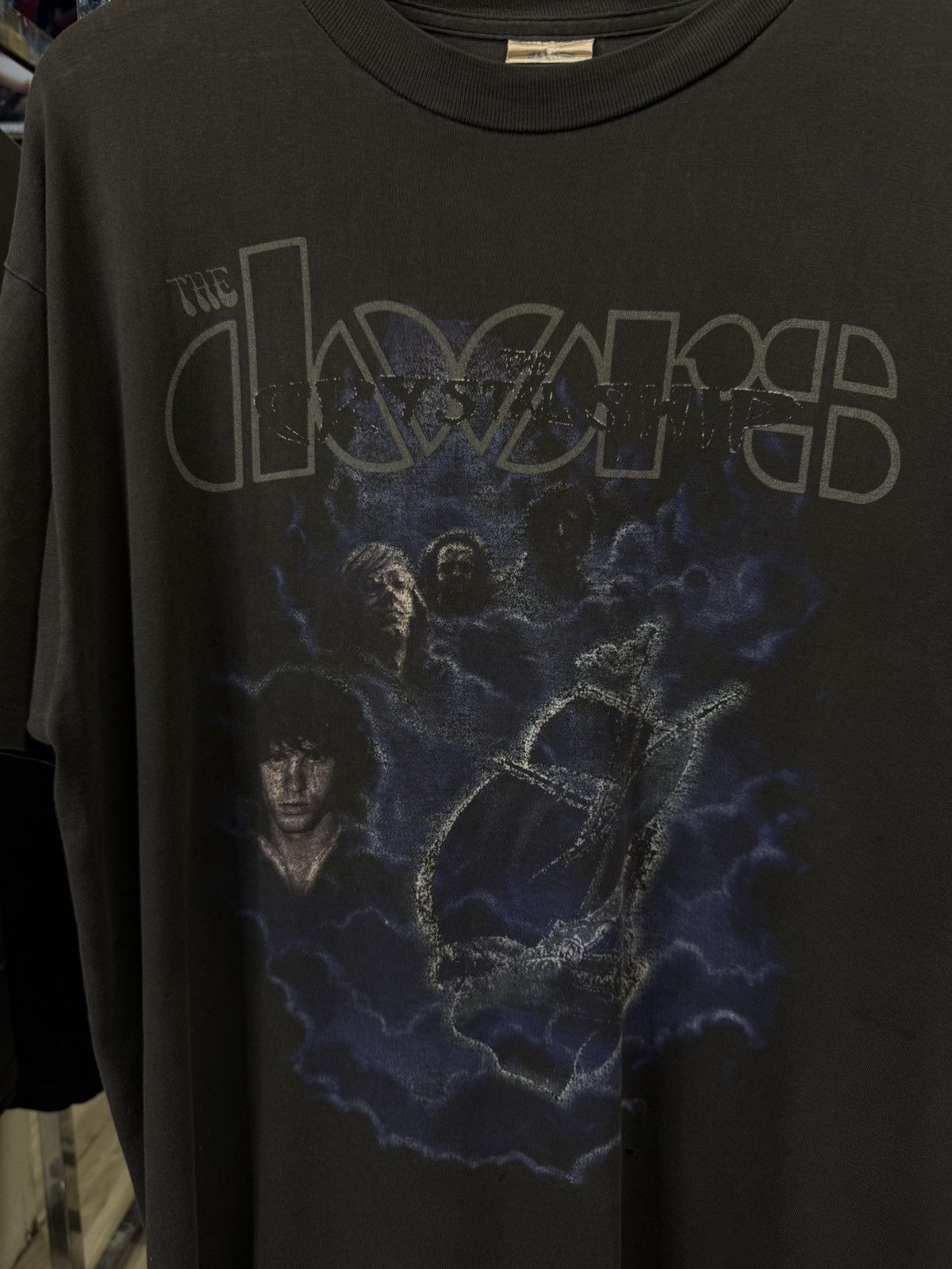 Vintage Vintage 90’s The Doors Band T-Shirt Jim Morrison Tee Large Size US L / EU 52-54 / 3 - 3 Thumbnail