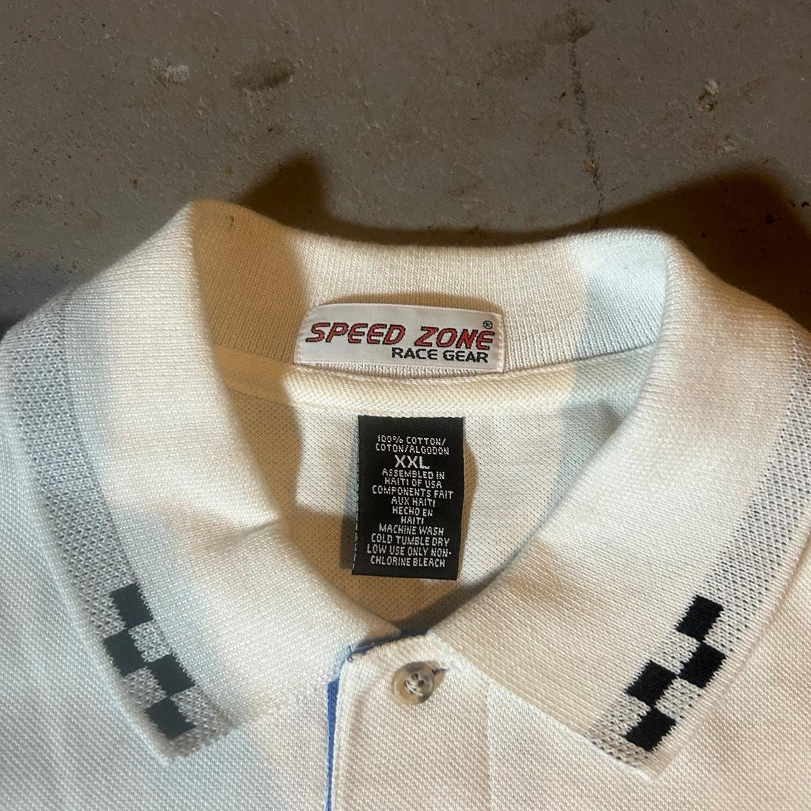 Fila 90s corvette car polo shirt collar button Size US XXL / EU 58 / 5 - 3 Thumbnail