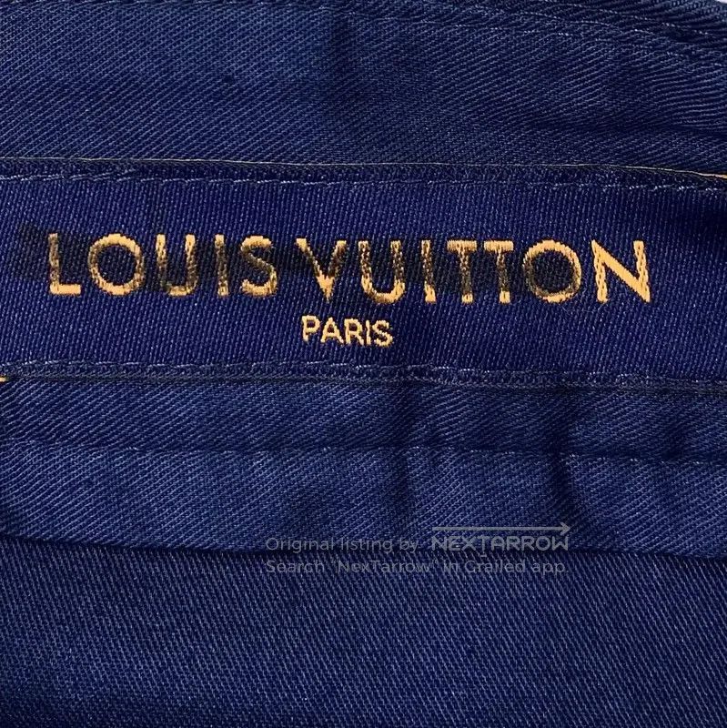 Louis Vuitton Louis Vuitton Navy Cotton Casual Pants for Men . Size US 32 / EU 48 - 6 Thumbnail