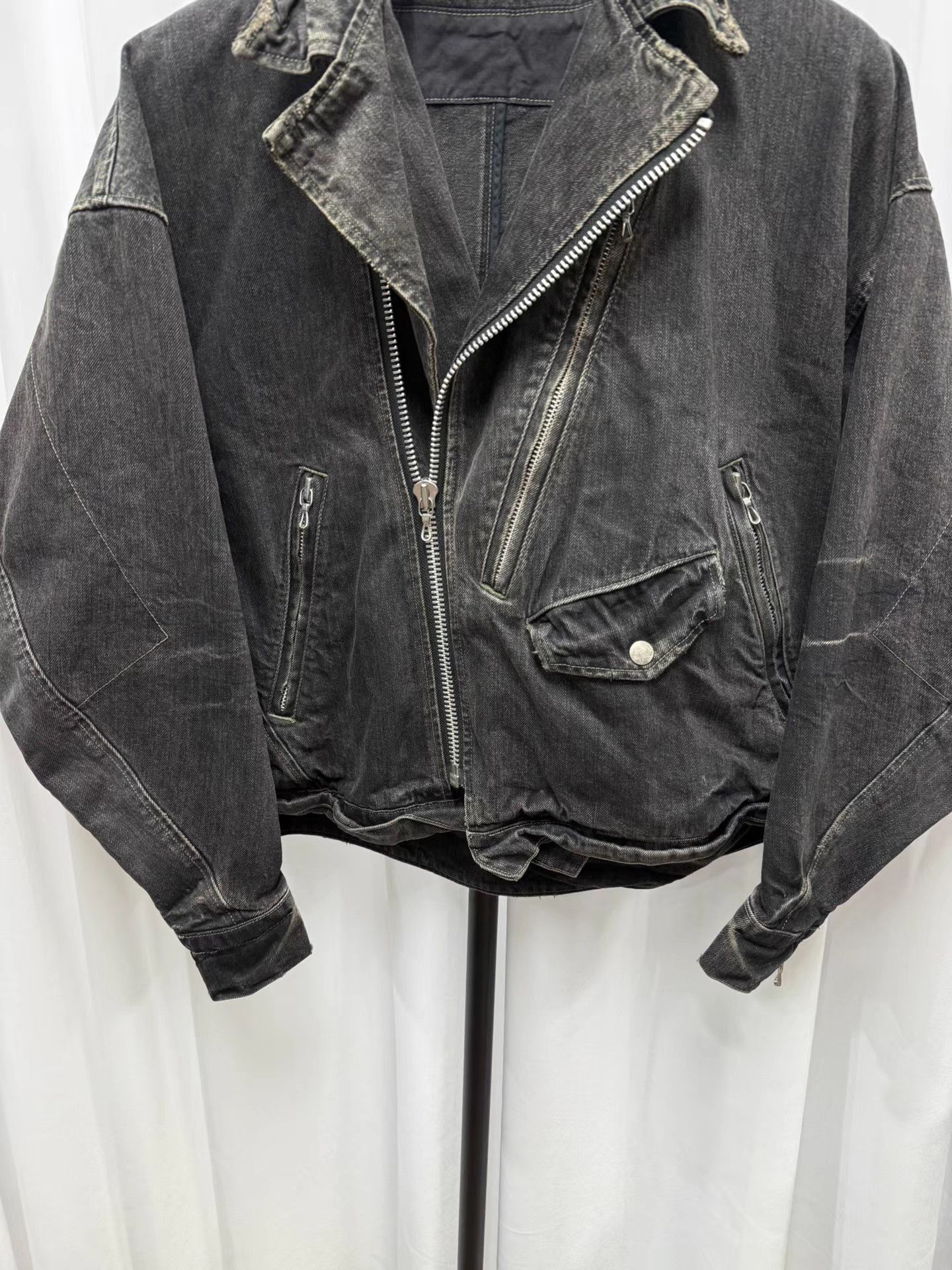 Julius Julius Distressed Washed Denim Jacket K20 Size US S / EU 44-46 / 1 - 4 Thumbnail