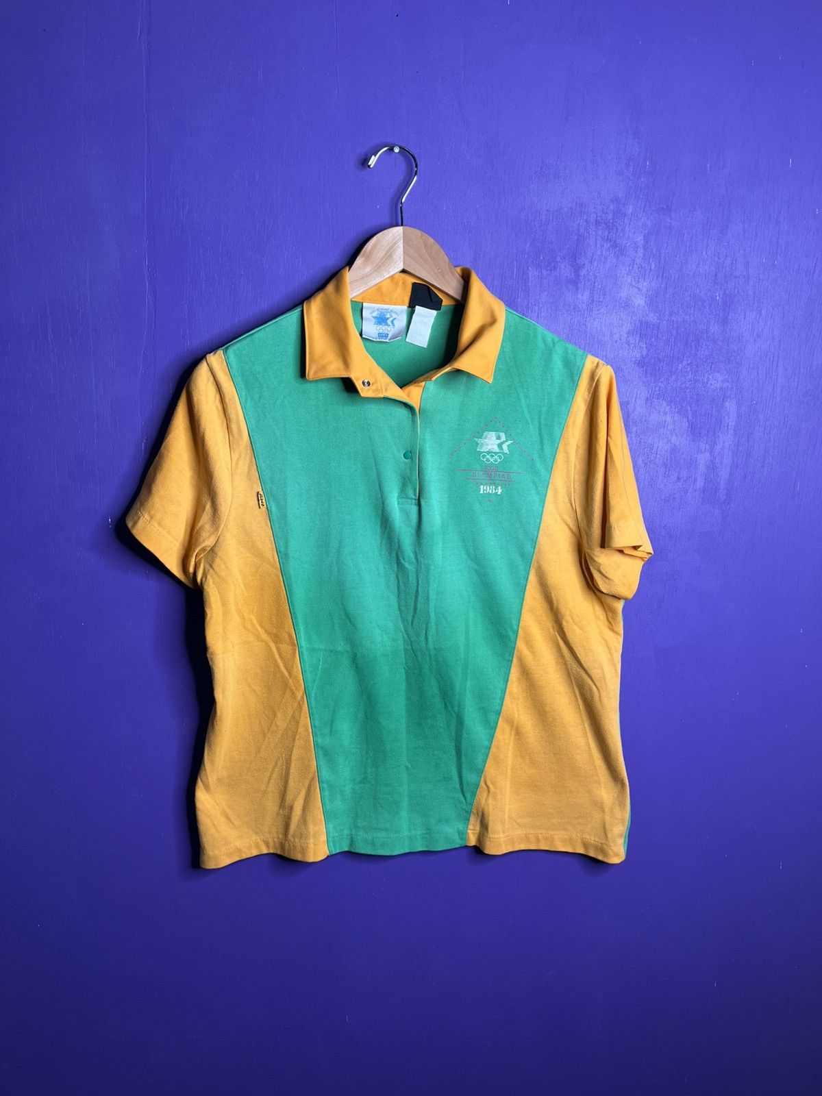 Levi's × USA Olympics × Vintage Vintage 1984 Levi’s orange tab Olympics polo shirt Size US M / EU 48-50 / 2 - 1 Thumbnail