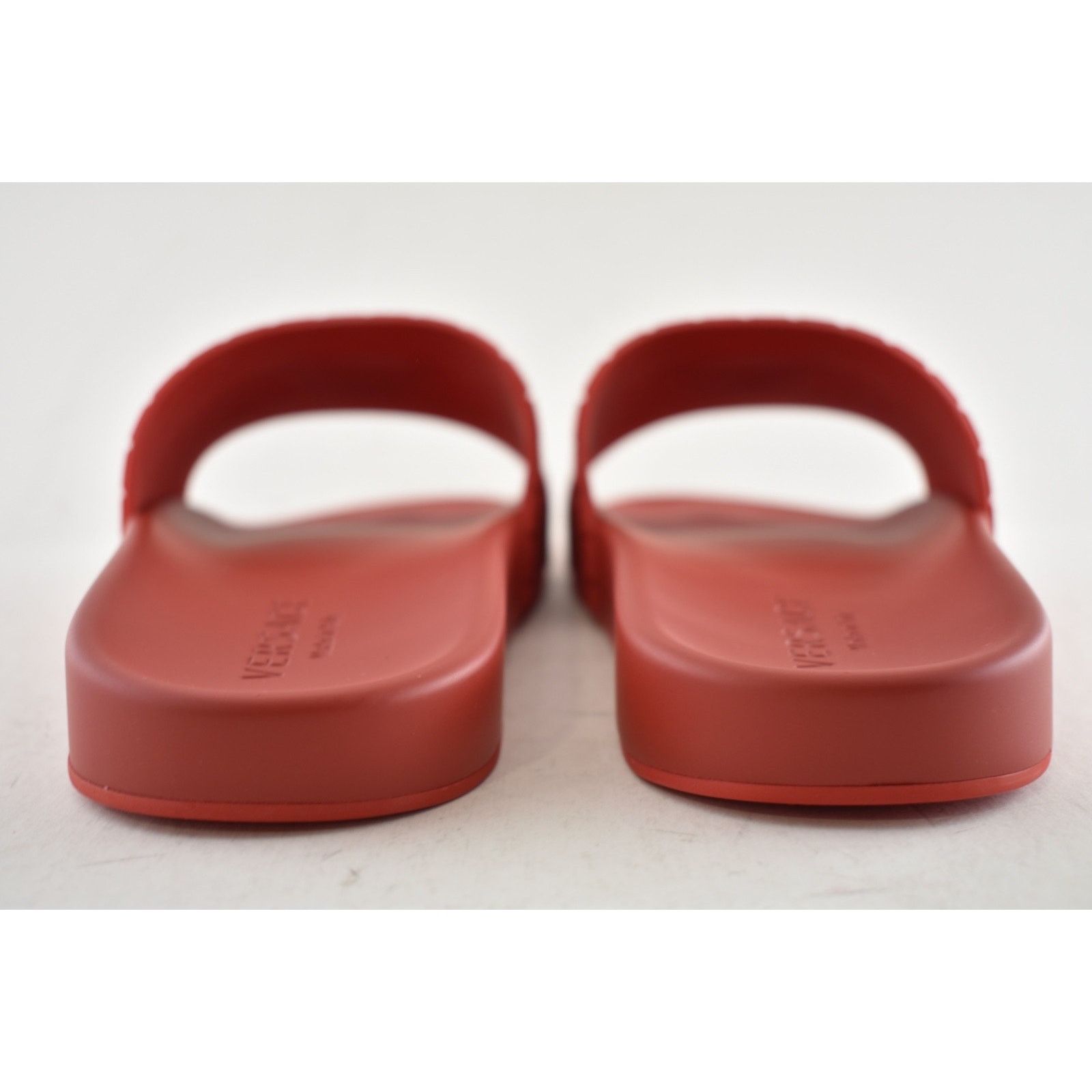 Versace Versace Medusa Palazzo Red Rubber Slide Pool Sandal 44 11 Size US 11 / EU 44 - 13 Thumbnail