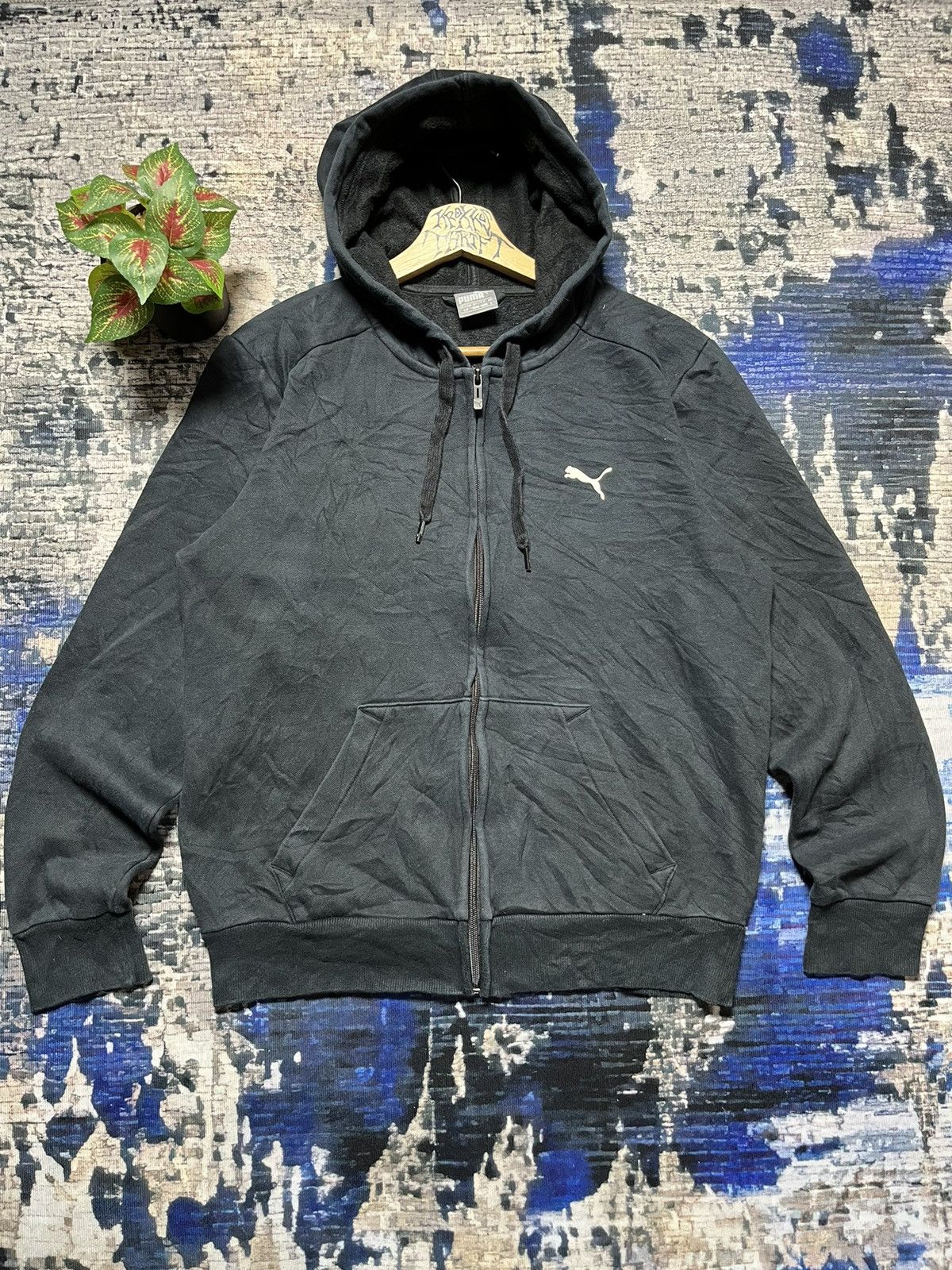 Designer × Puma 🔥Puma Side Logo Zipper Hoodie Pompliang Size US M / EU 48-50 / 2 - 1 Thumbnail