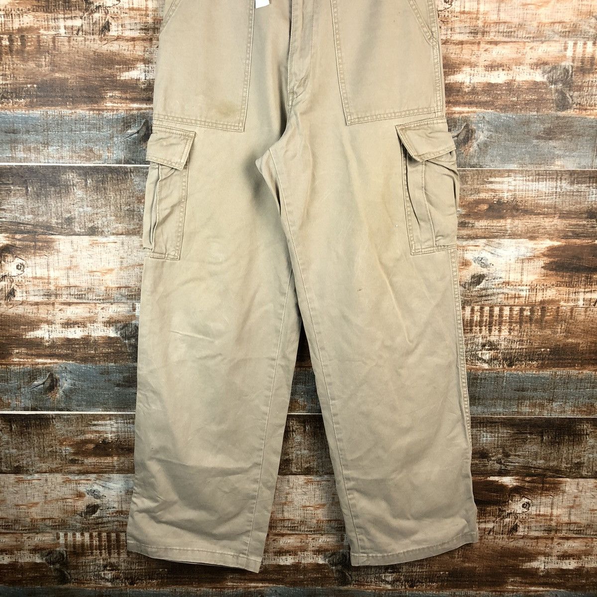 Japanese Brand Edwin Brown utility tactical Cargo Multipocket Pants #A2540 Size US 30 / EU 46 - 3 Thumbnail