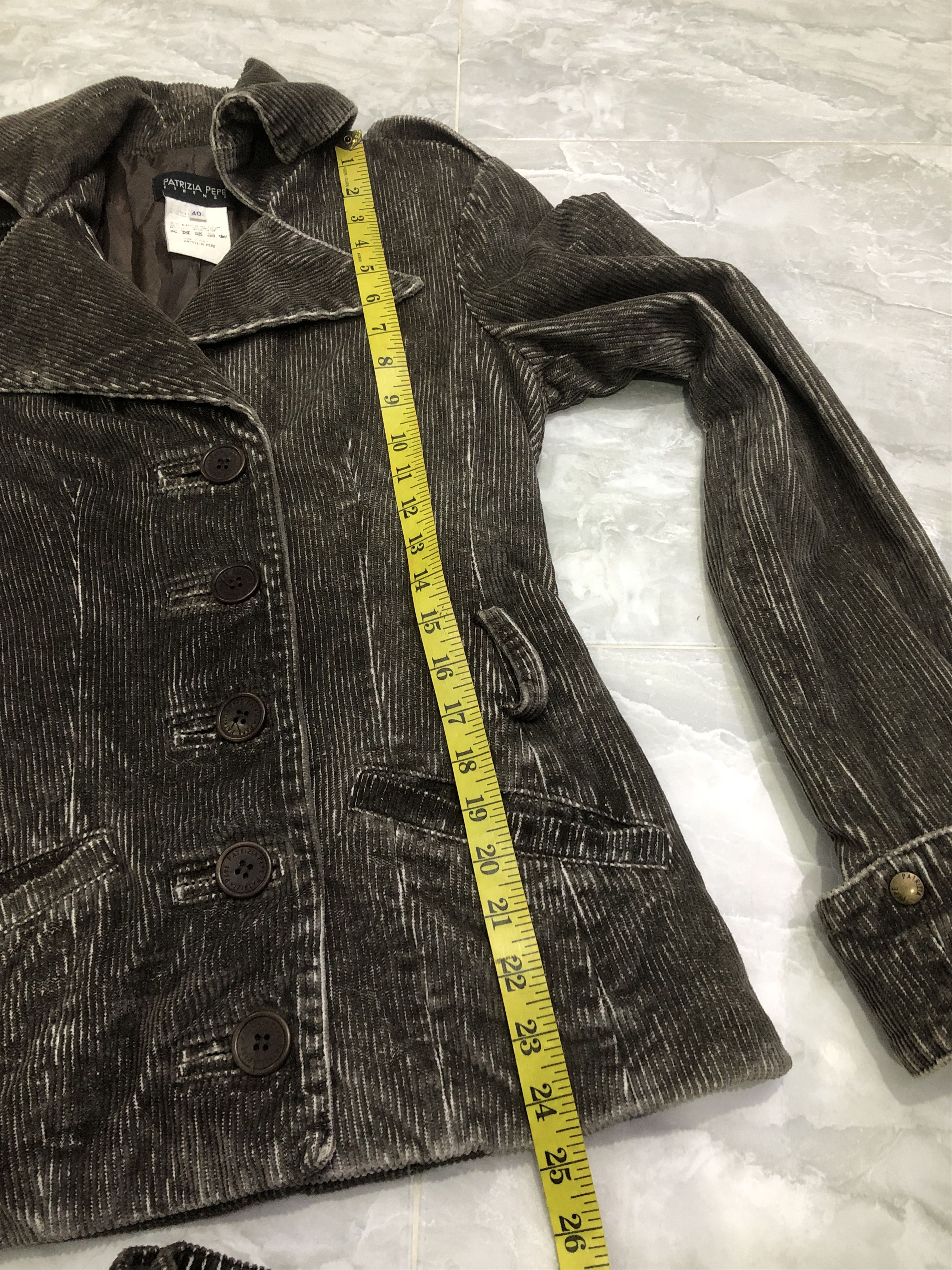 Patrizia Pepe Patrizia Pepe Firenze Corduroy Belted Jacket Italy Size S / US 4 / IT 40 - 13 Thumbnail